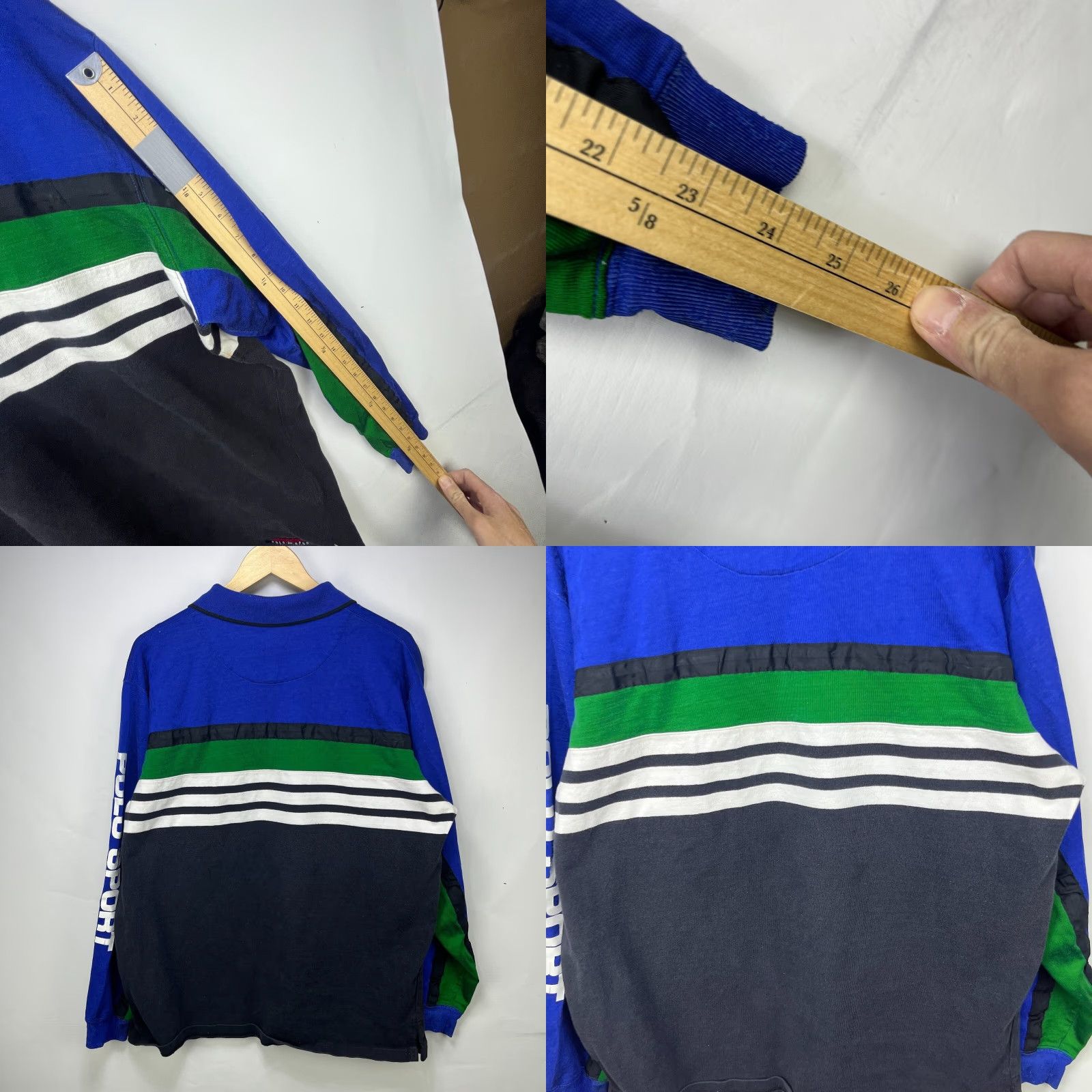 Vintage VINTAGE Polo Sport Ralph Lauren Pepsi Rugby Long Sleeve Shirt L Blue 90s Mens Size US L / EU 52-54 / 3 - 9 Thumbnail