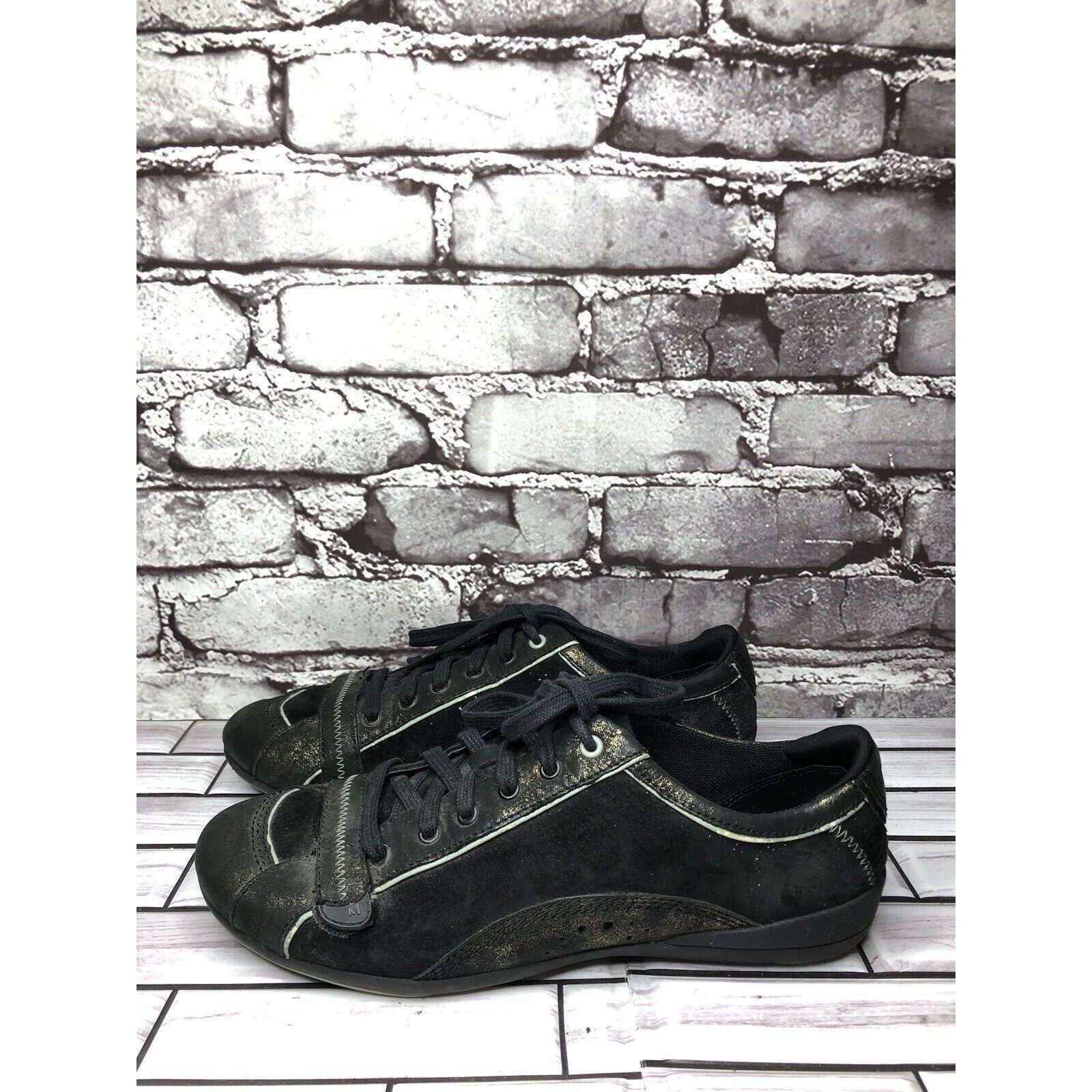Merrell Merrell Pirouette Black Suede Leather Gold Sparkle Athletic Size US 8 / IT 38 - 10 Thumbnail