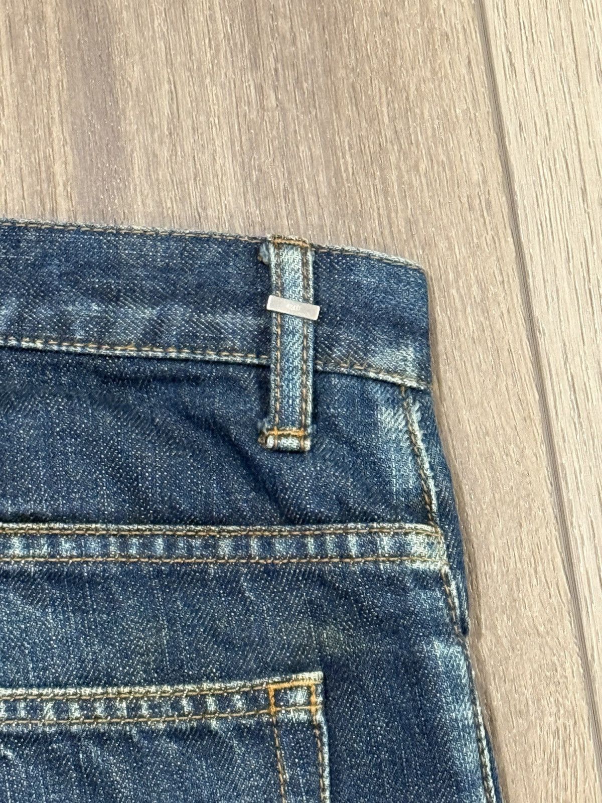 Dior Raw Blue Dior Jeans Size US 27 - 6 Thumbnail