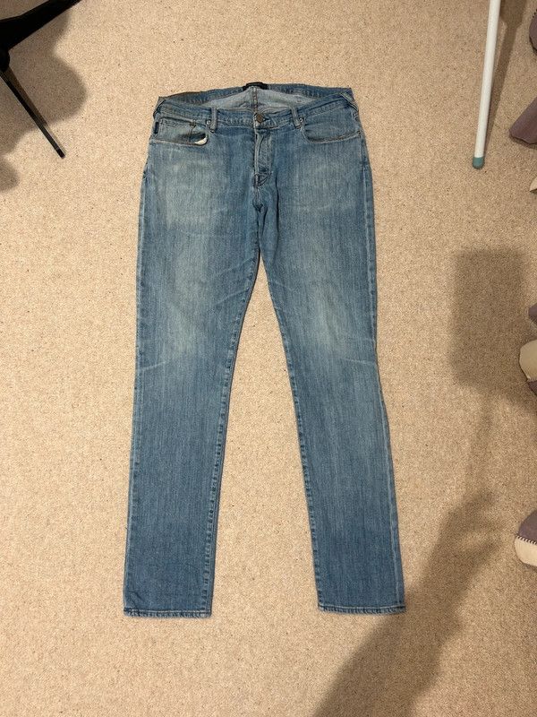 Paul Smith Light blue 34L straight-skinny jeans Size US 34 / EU 50 - 1 Thumbnail