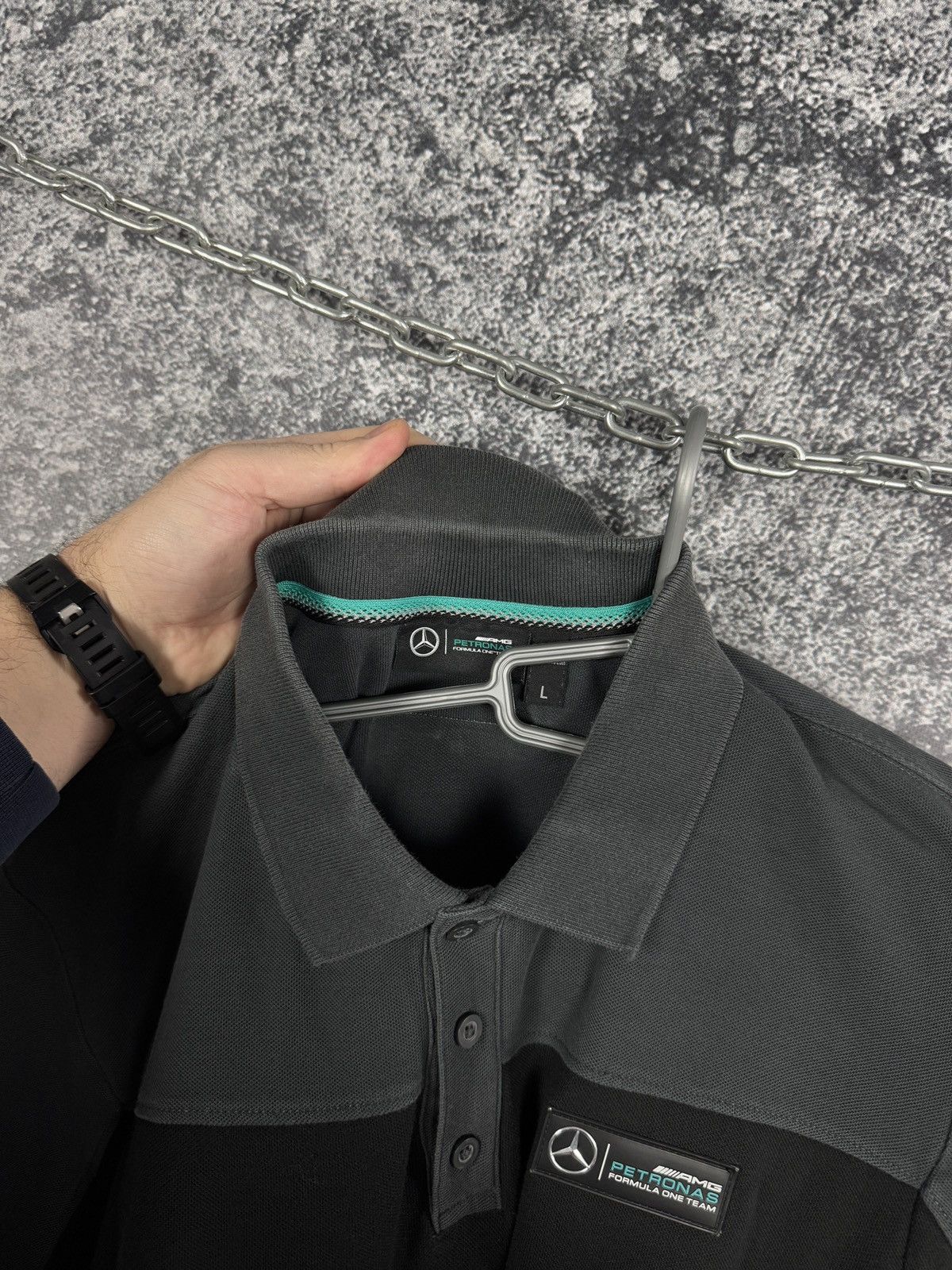 Mercedes-Benz Mercedes Benz AMG Petronas Formula 1 Team Racing Polo Shirt Size US L / EU 52-54 / 3 - 15 Thumbnail