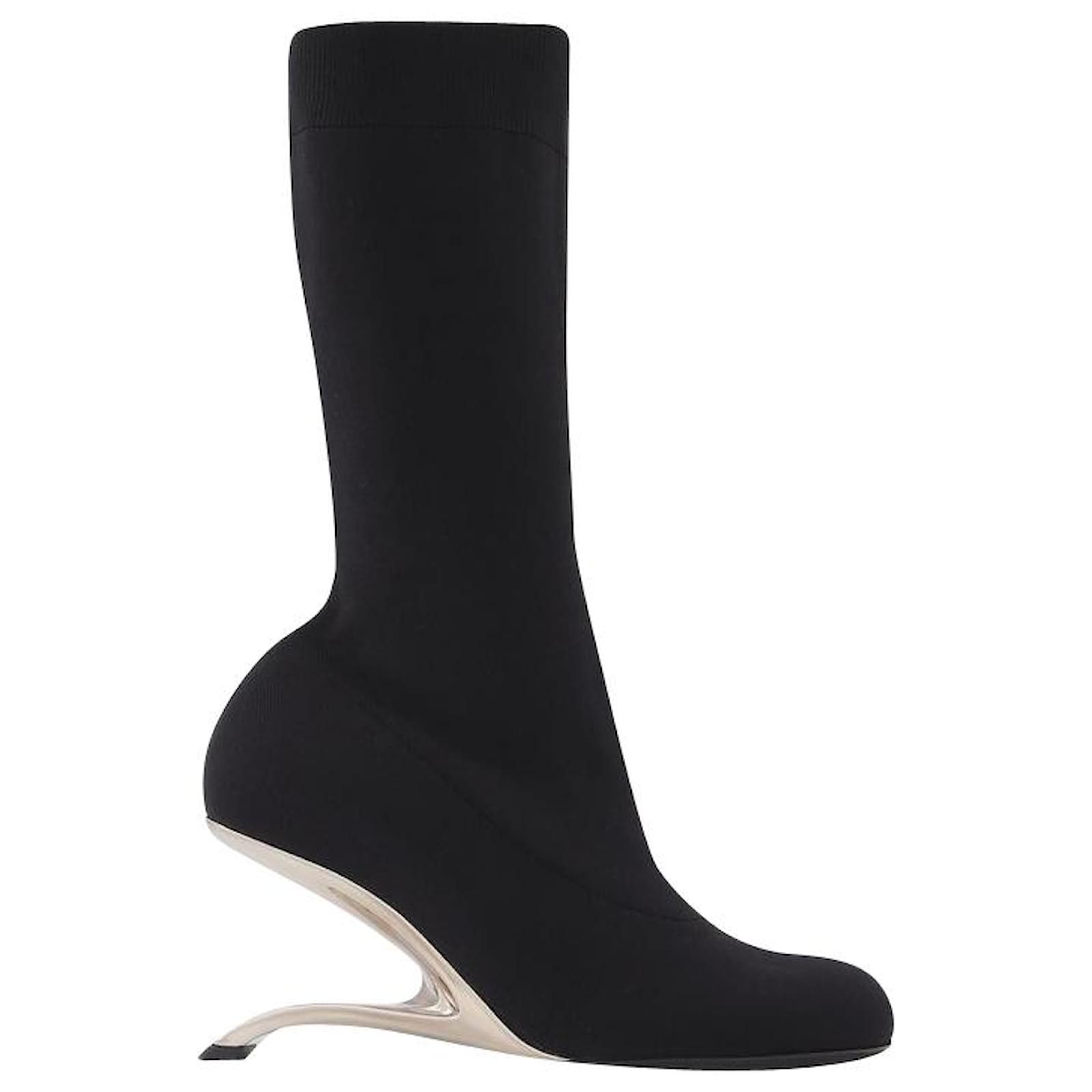 Alexander McQueen o1y0225 Boots in Black Size US 6 / IT 36 - 1 Thumbnail
