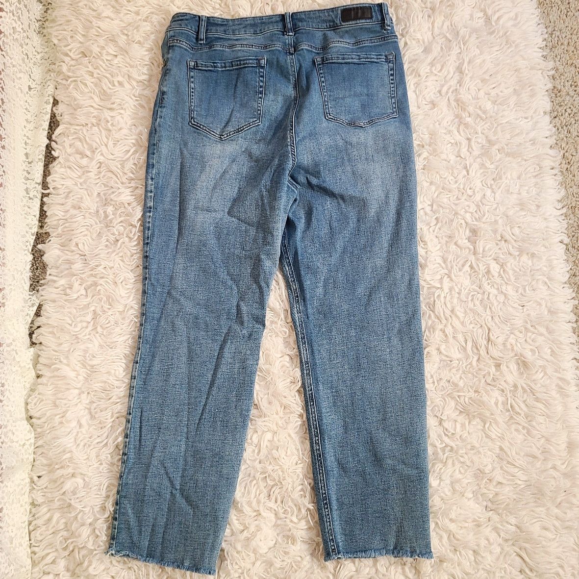 Kenneth Cole Kenneth cole blue high rise button up demin jeans size 14 Size 36" / US 14 / IT 50 - 2 Thumbnail