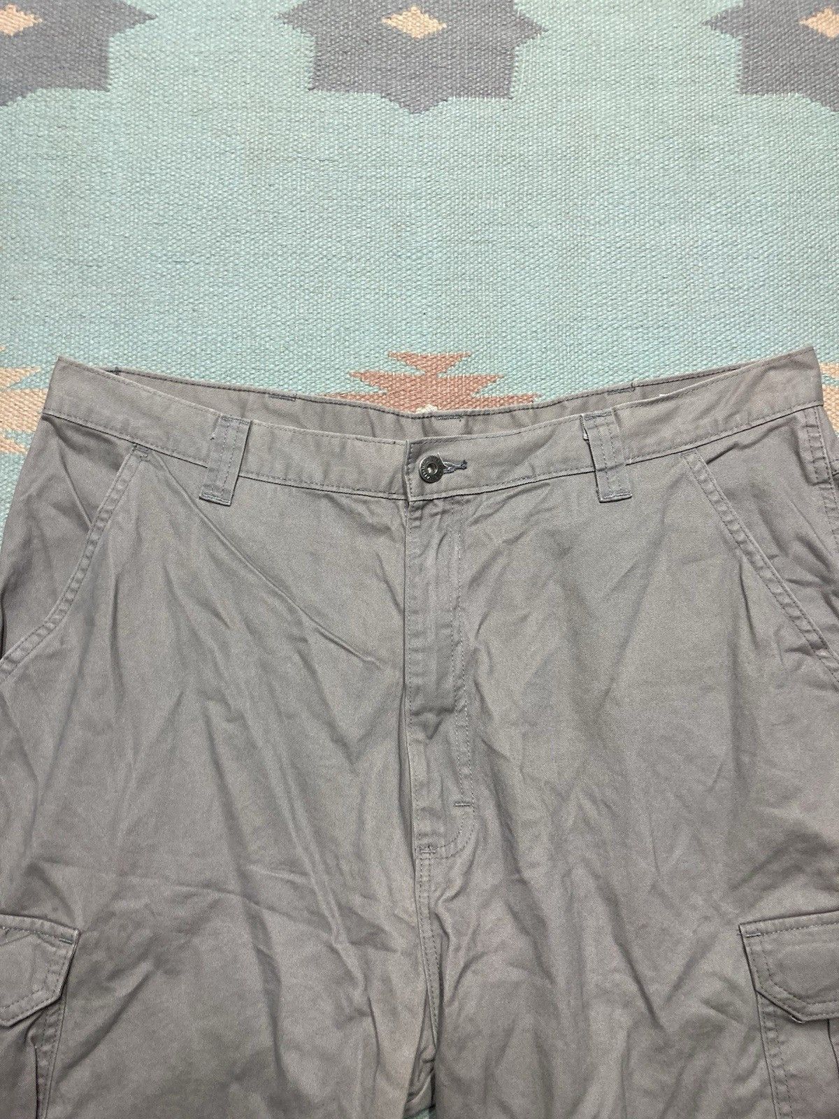 Vintage Wrangler cargo shorts utility pockets baggy wide skater 38 Size US 38 / EU 54 - 4 Thumbnail
