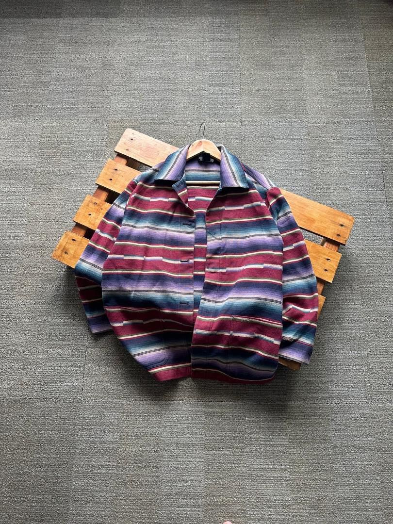 Designer × Ralph Lauren × Vintage VINTAGE RALPH LAUREN NAVAJO JACKET Size US L / EU 52-54 / 3 - 1 Thumbnail