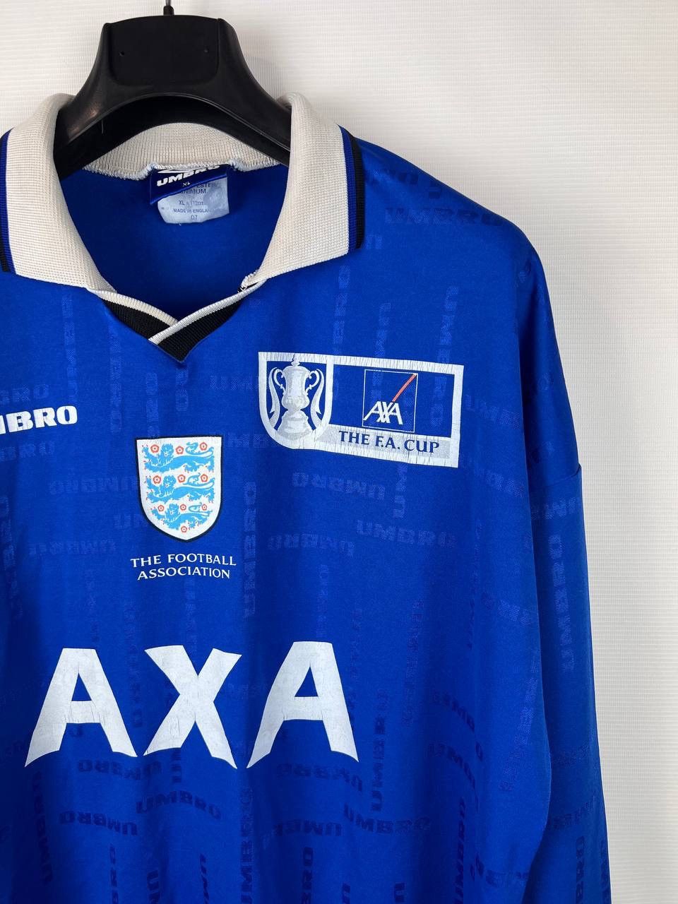 Other England F.A. CUP Shirt AXA 3 number 90s Jersey Umbro XL Size US XL / EU 56 / 4 - 5 Thumbnail