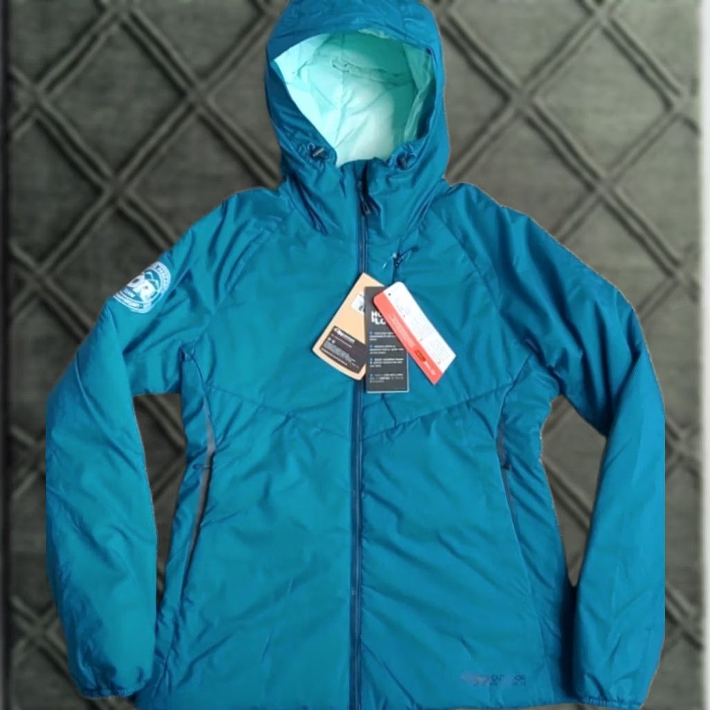 Outdoor Research Outdoor Research Refuge Hooded Insulated Puffer Jacket Full Zip Blue Small Women Size S / US 4 / IT 40 - 1 Thumbnail