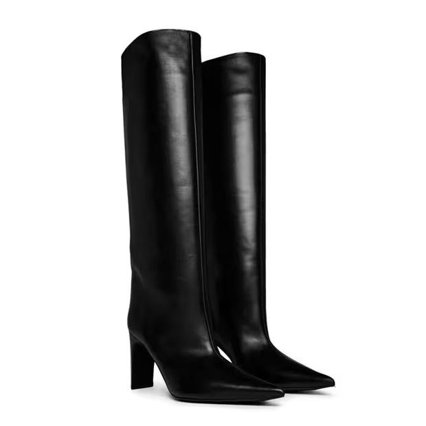 Balenciaga o1g2r1mq0924 Blade Heeled Boots in Black Size US 7.5 / IT 37.5 - 3 Thumbnail