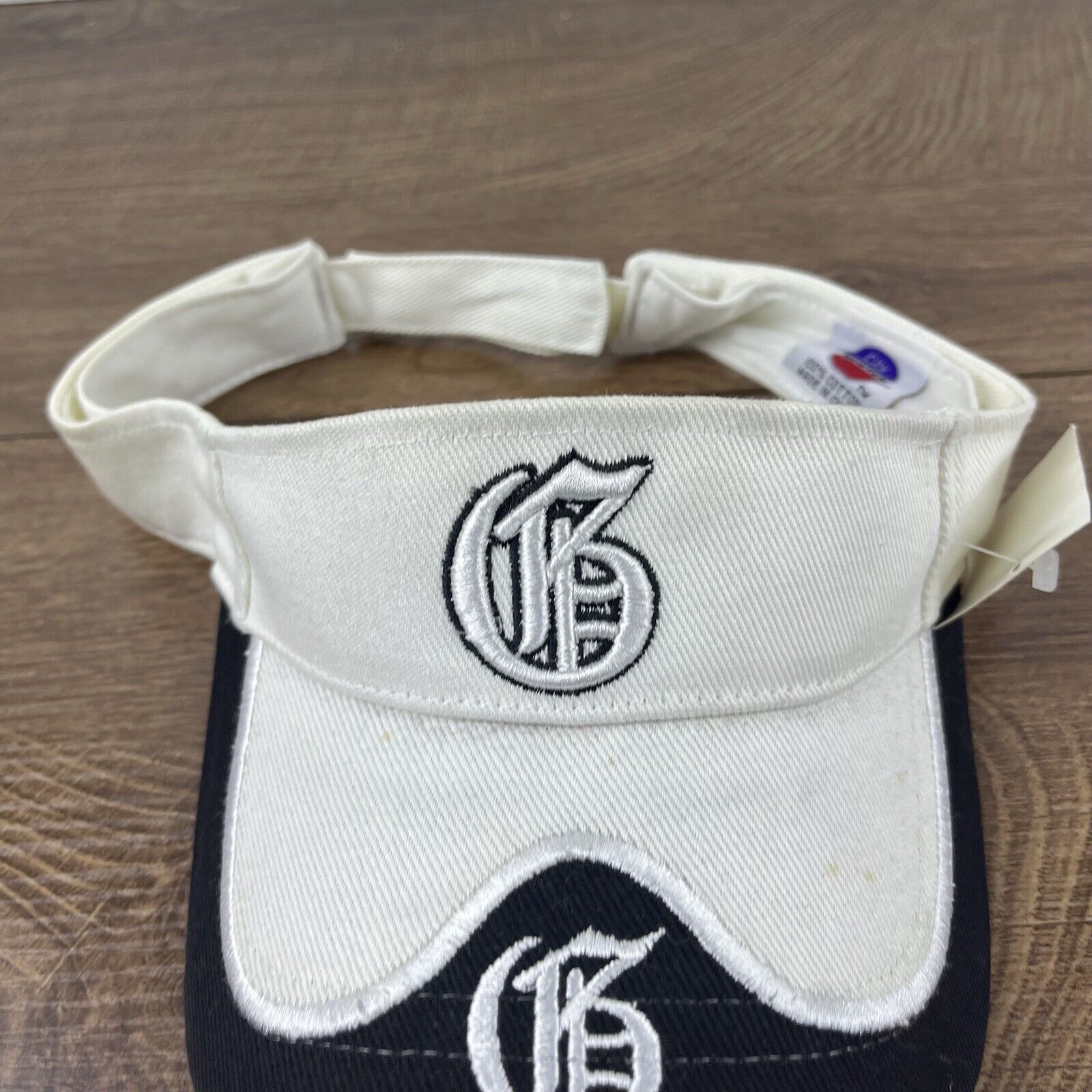 Other Cincinnati Visor Hat White Cap Hat Cincy Adjustable Hat Whit Size ONE SIZE - 5 Thumbnail