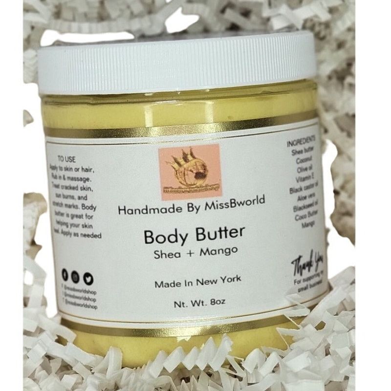 Other Shea Mango Body Butter Handmade Natural Moisturizer 8 oz Size ONE SIZE - 1 Thumbnail