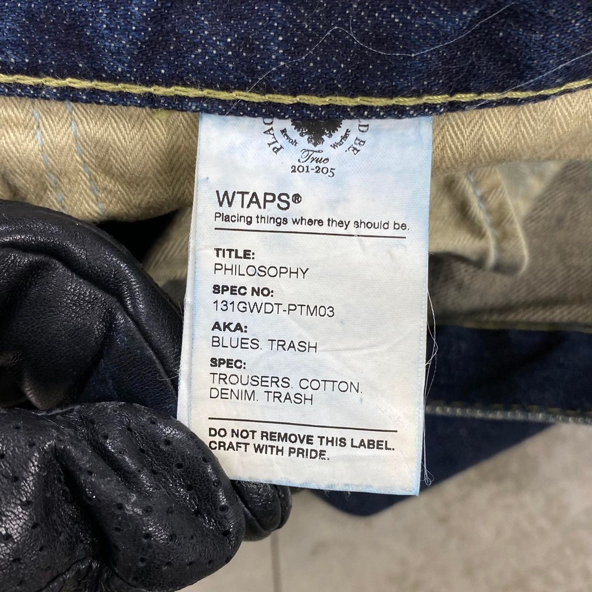Wtaps SS2013 Look Book ‘PHILOSOPHY’ Blues Trash Denim Pants Size US 32 / EU 48 - 13 Thumbnail