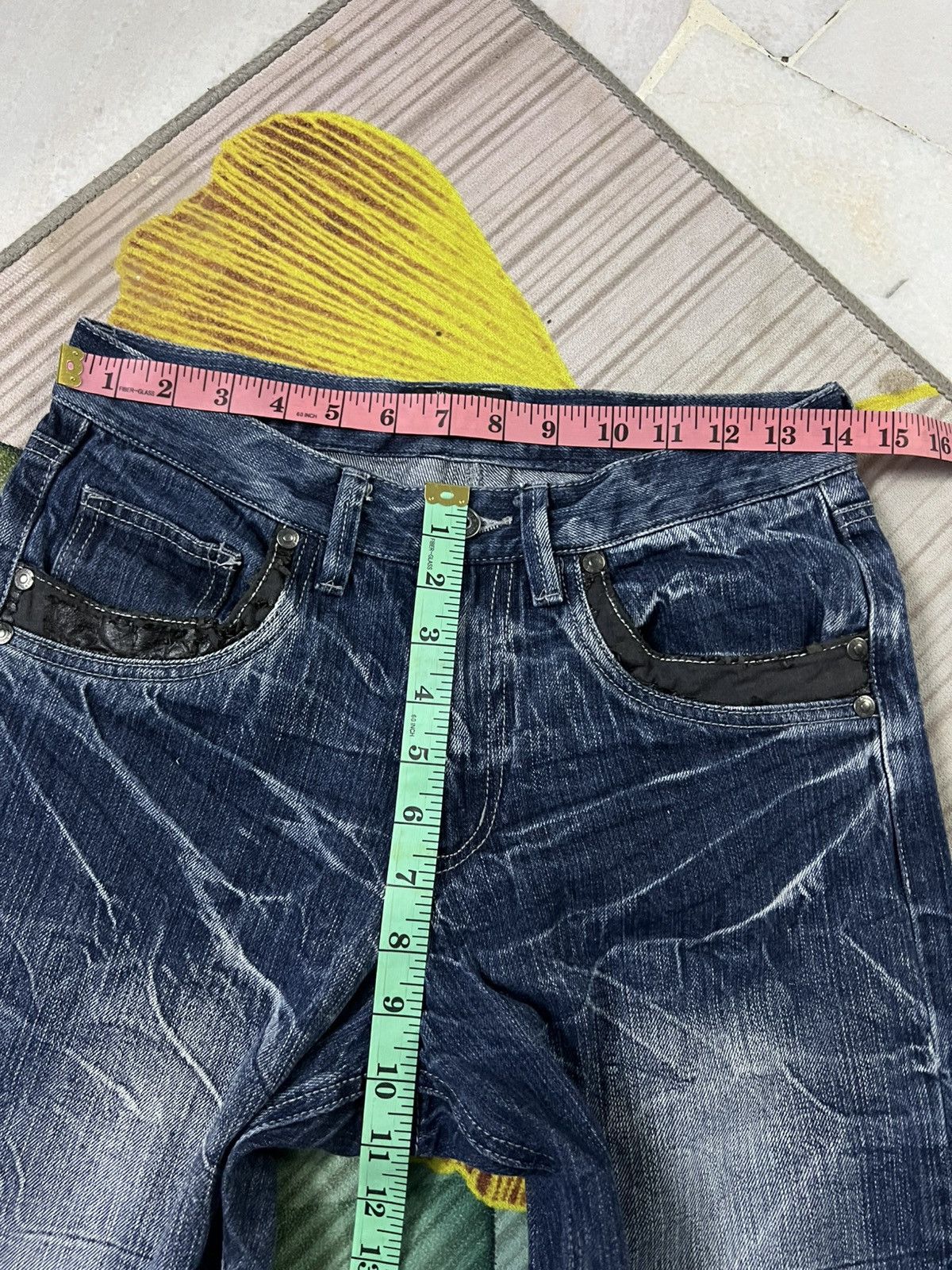 If Six Was Nine × Japanese Brand × Seditionaries DOUBLE FOCUS NICE DESIGN JEANS Size US 28 / EU 44 - 13 Thumbnail