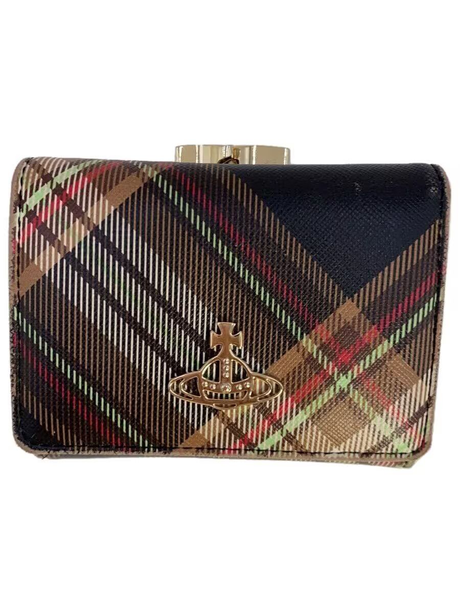 Vivienne Westwood Plaid Orb Vegan Leather Wallet Size ONE SIZE - 1 Thumbnail