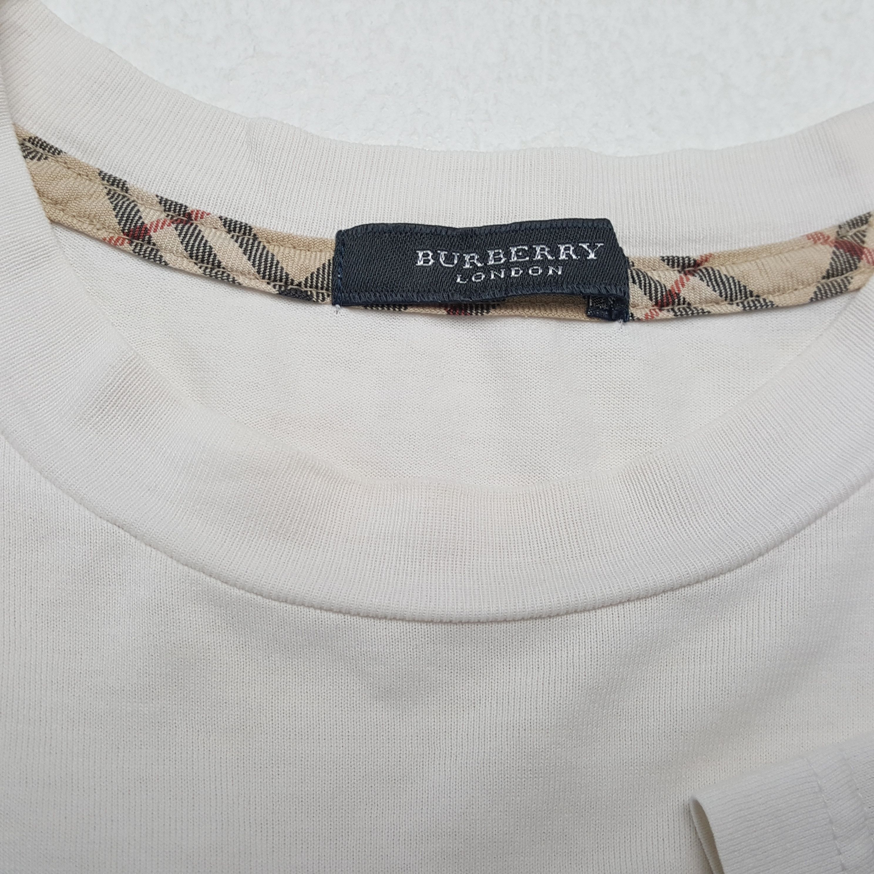 Burberry × Vintage BURBERRY LONDON Fashion Style Custom Tshirt Size US M / EU 48-50 / 2 - 7 Thumbnail