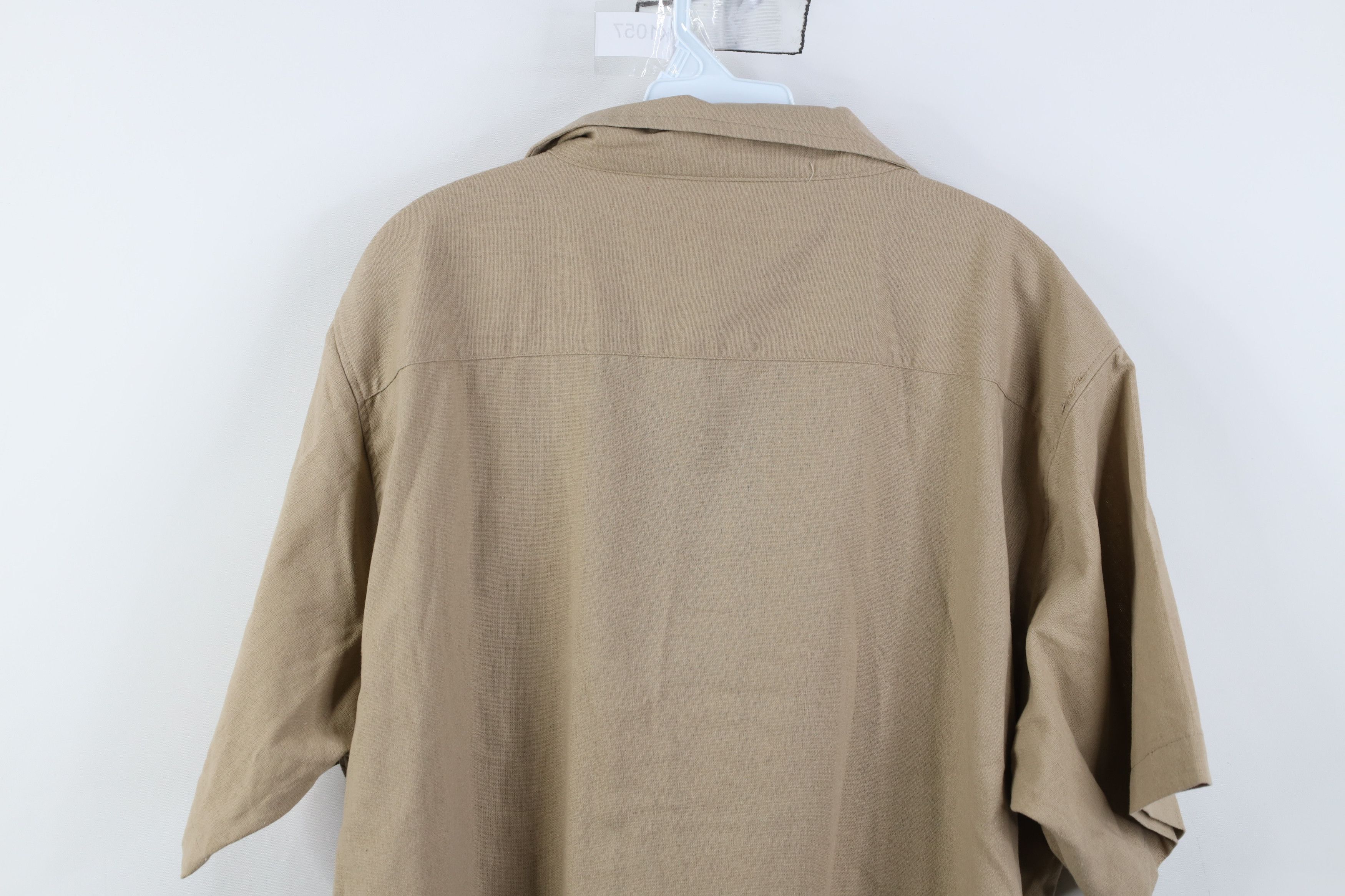 Vintage Vintage 90s Y2K Streetwear Camp Collar Baggy Button Shirt Size US XXL / EU 58 / 5 - 10 Thumbnail
