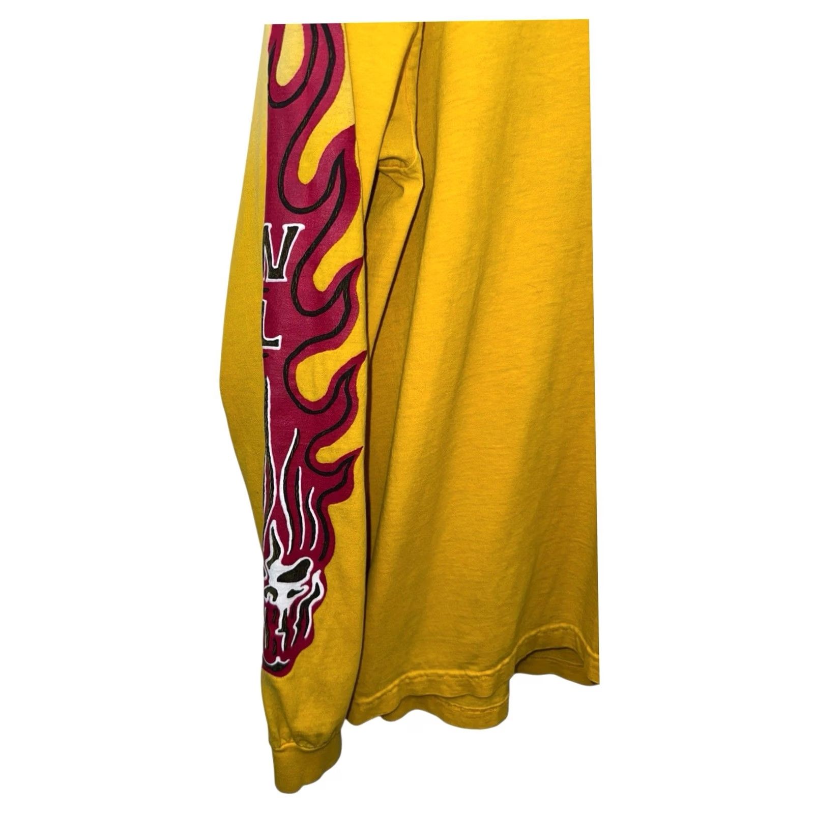 Warren Lotas Warren Lotas Miami Heat Flames Longsleeve Shirt L Regular Men Yellow Large RARE Size US L / EU 52-54 / 3 - 3 Thumbnail
