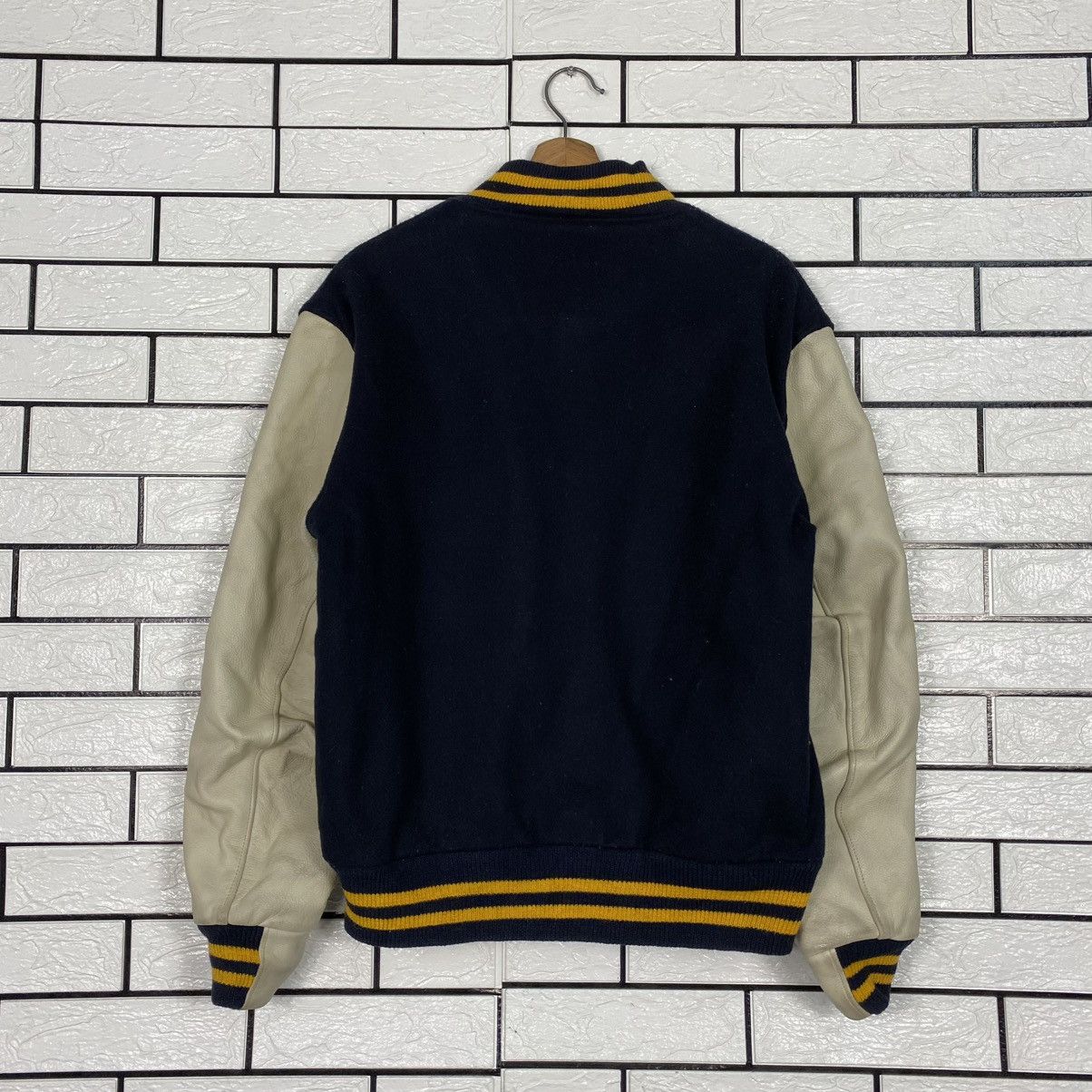 Golden Bear 🔥VINTAGE VARSITY LEATHER JACKET GOLDEN BEAR BIG MADE IN USA Size US M / EU 48-50 / 2 - 8 Thumbnail