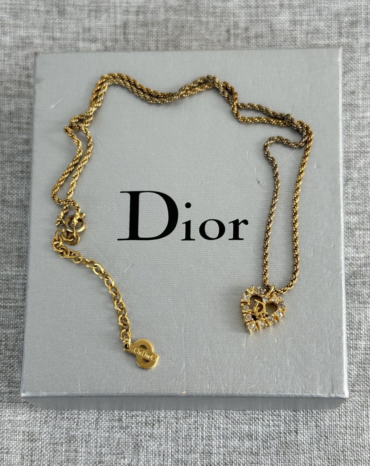 Christian Dior Monsieur Rare necklace Christian Dior Paris Heart y2k original Size ONE SIZE - 3 Thumbnail