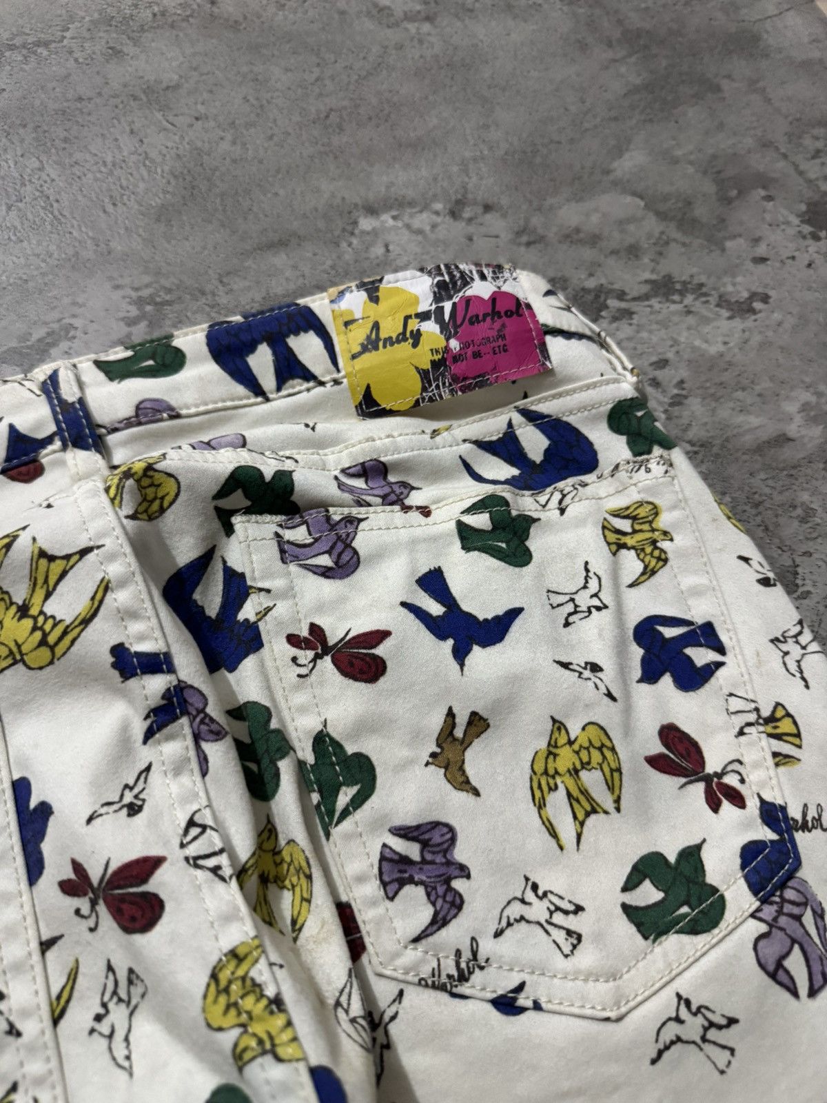 Andy Warhol × Hysteric Glamour HYSTERIC GLAMOUR x ANDY WARHOL BIRD ALLOVER PRINT PANTS Size US 30 / EU 46 - 5 Thumbnail