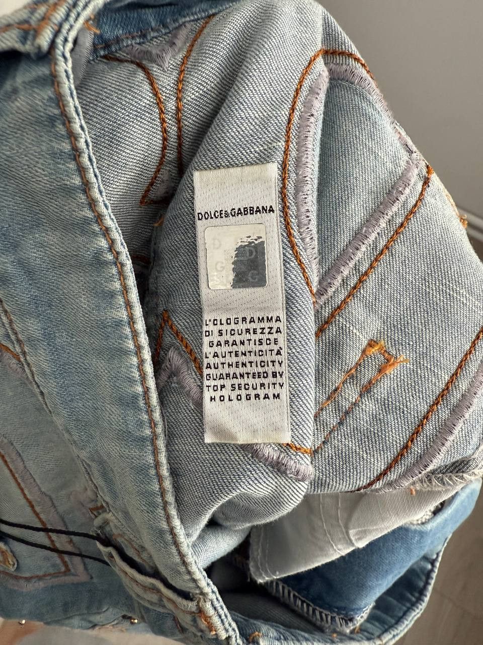 Dolce & Gabbana Dolce & Gabanna Jeans Big Logo Denim Jeans Size 25" / US 0 / IT 36 - 8 Thumbnail