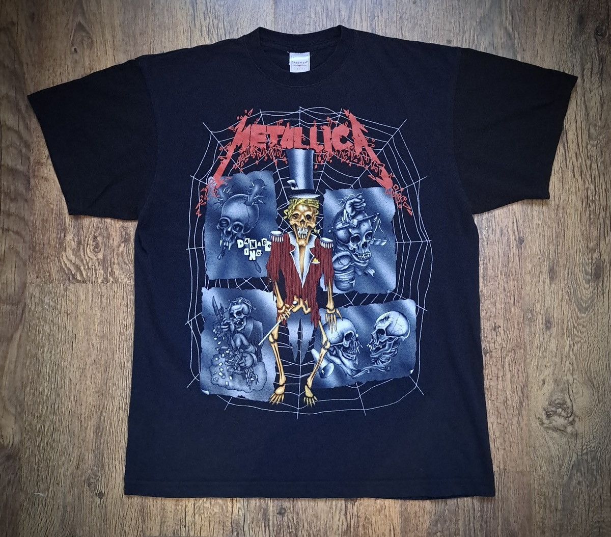 Metallica METALLICA x DAMAGE INC x Vintage T-Shirt Size US L / EU 52-54 / 3 - 1 Thumbnail