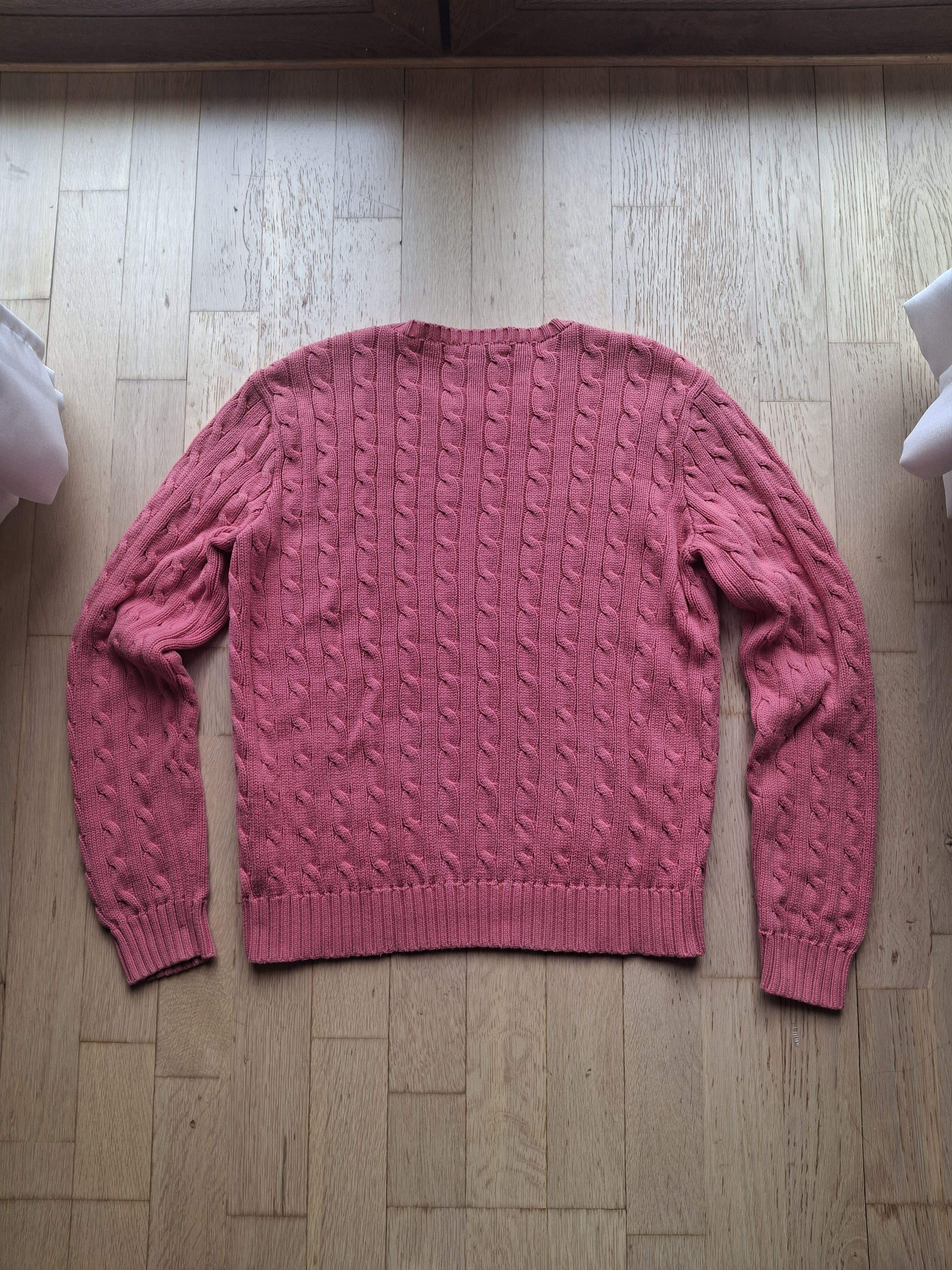 Polo Ralph Lauren × Ralph Lauren Knitwear sweater ralph lauren cable knit polo Size XL / US 12-14 / IT 48-50 - 7 Thumbnail