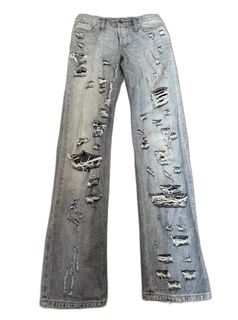 Dolce & Gabbana Distressed Dolce&Gabbana Denim Jeans with Patches Size 28" / US 6 / IT 42 - 1 Thumbnail