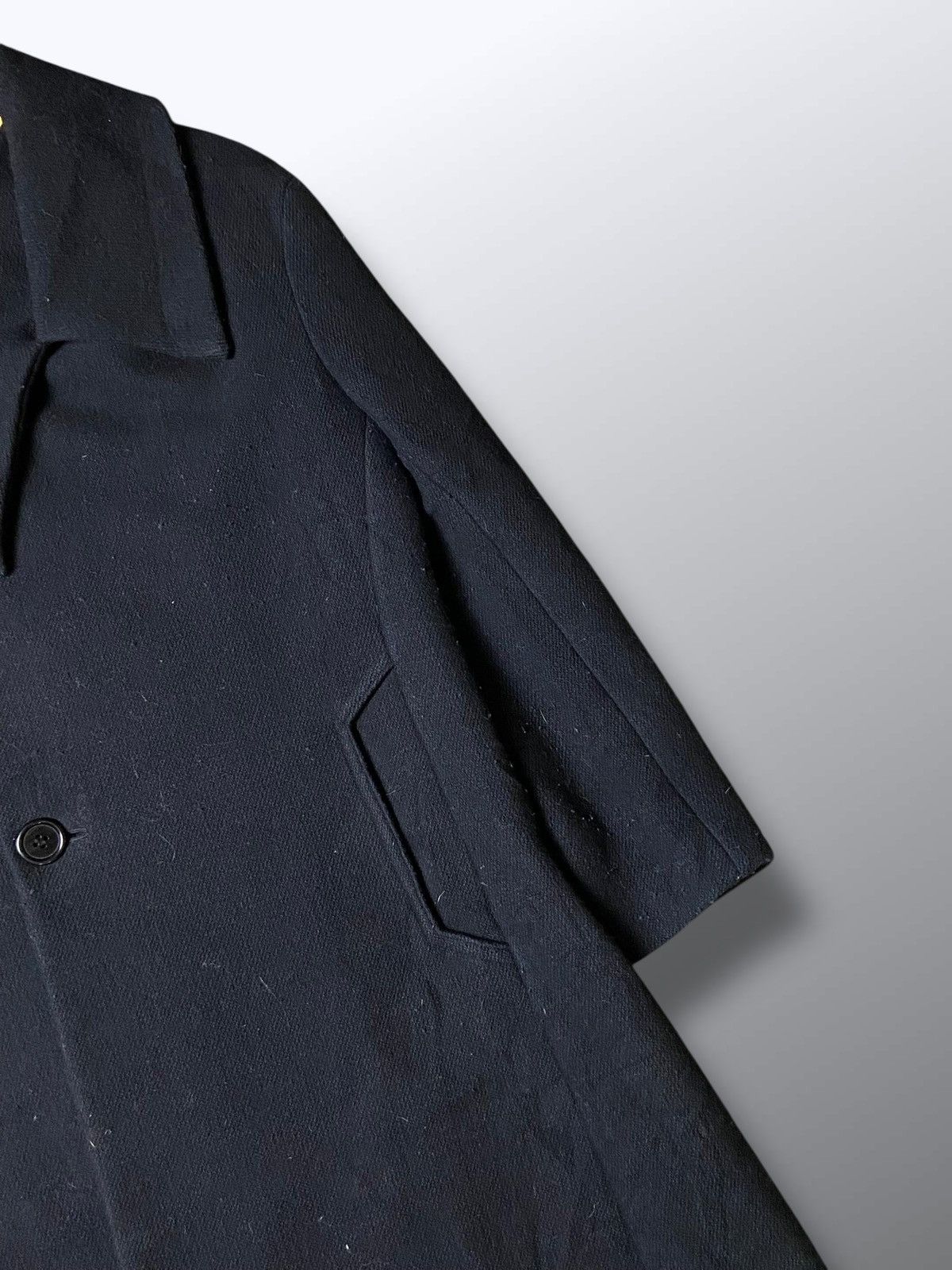 ジャケット・アウター Y'sWOOL SINGLE MOSSER LEFT W FACING COAT WOOL SINGLE MOSSER LEFT W FACING COAT(XS Black): Y's｜THE