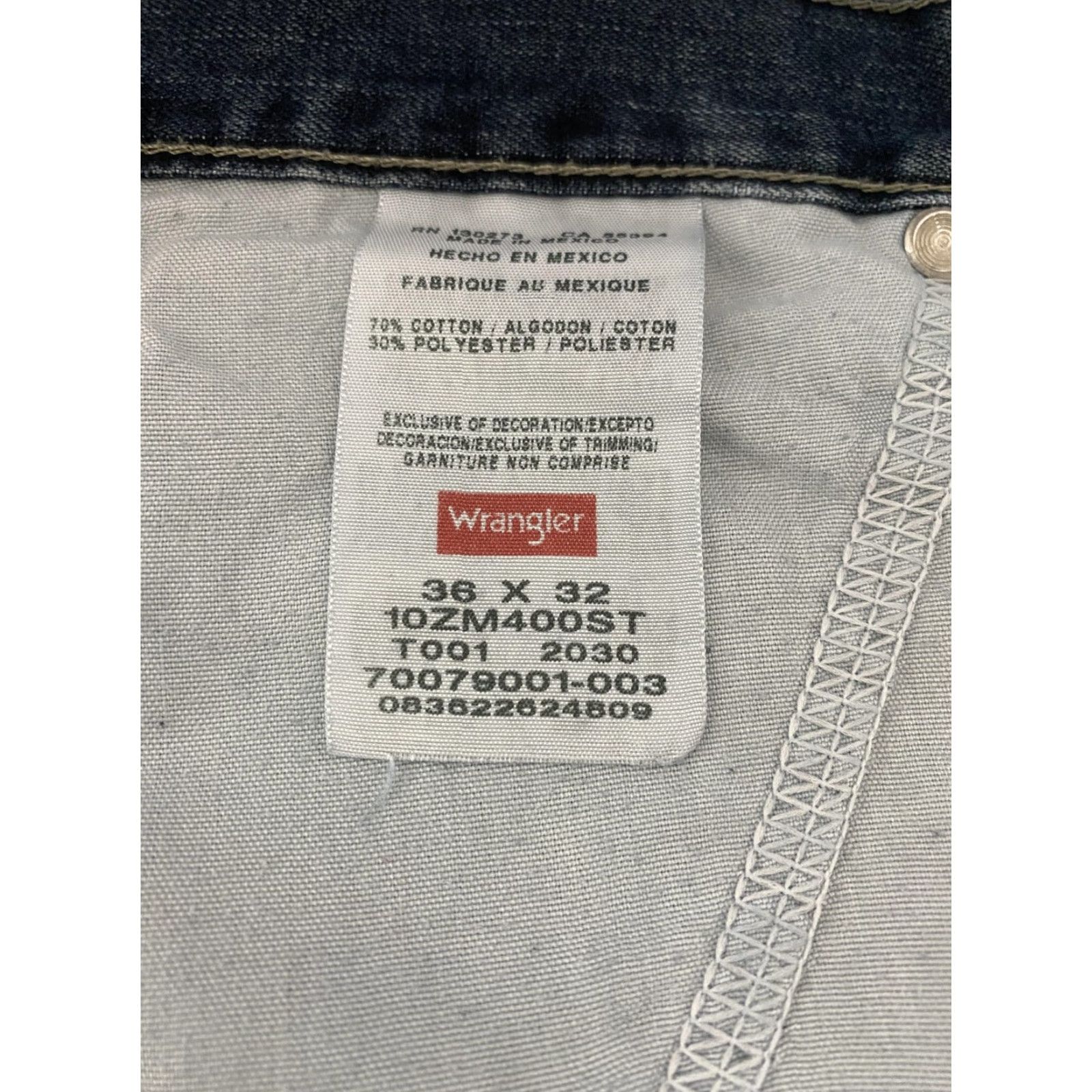 Wrangler Wrangler Authentics Jeans Mens 36x32 Blue Denim Carpenter Workwear Relaxed Fit Jeans Size US 36 / EU 52 - 4 Thumbnail