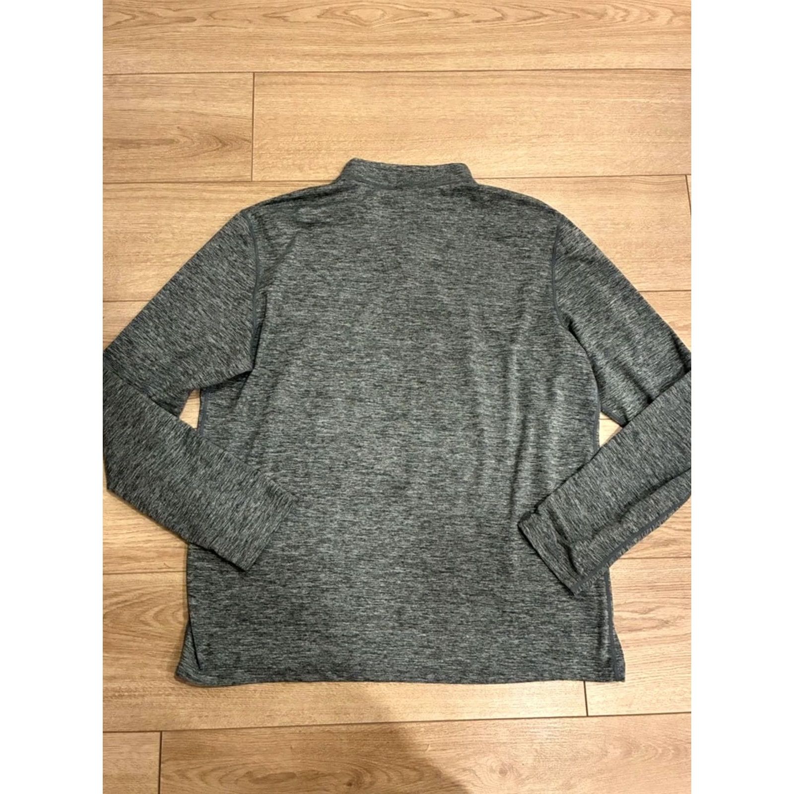 Marine Layer Marine Layer Men’s Sport Performance Quarter Zip Charcoal Gray Heather L Hoodie Mens Regular Chest Size L Size US L / EU 52-54 / 3 - 5 Thumbnail