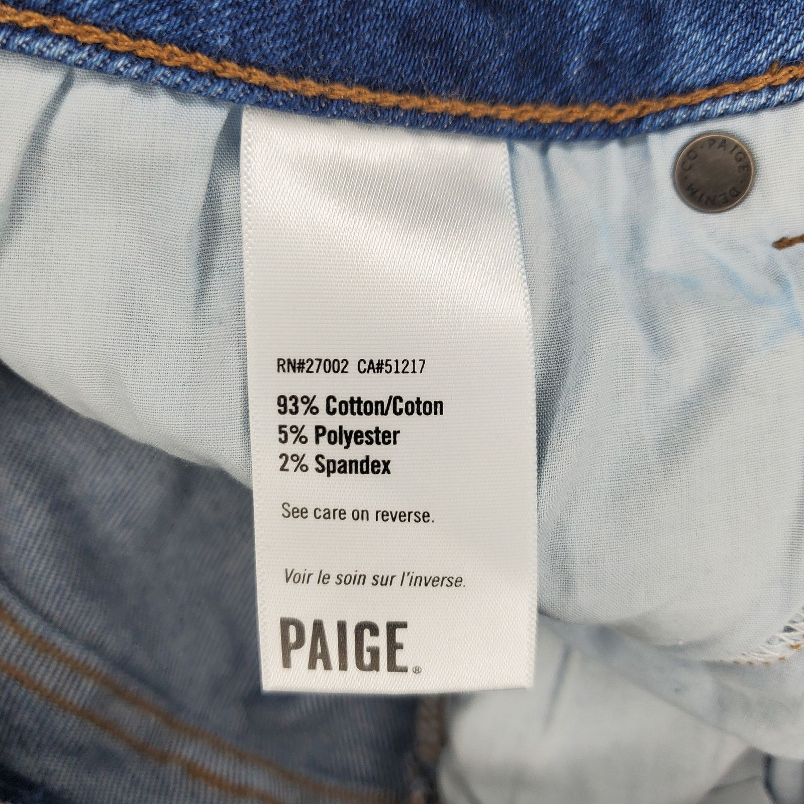 Paige Paige Jax Denim Shorts 25 / 0 Size 25" / US 0 / IT 36 - 4 Thumbnail