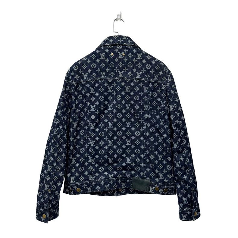 Louis Vuitton Louis Vuitton Original full print denim jacket Size US M / EU 48-50 / 2 - 3 Thumbnail