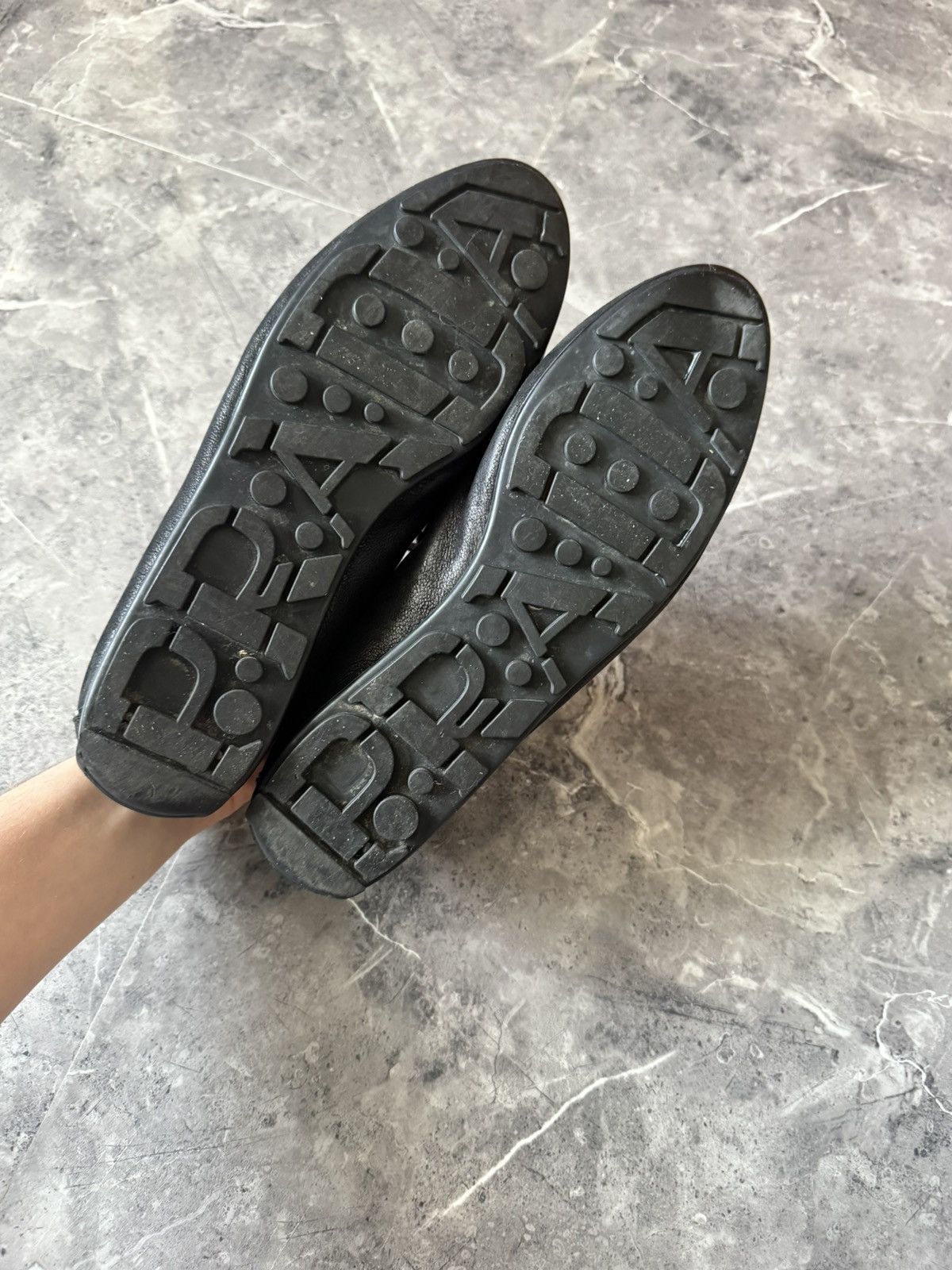 Prada Prada Shoes Real Leather Black Americas Cup Vintage Y2k Swag Size US 10 / IT 40 - 7 Thumbnail