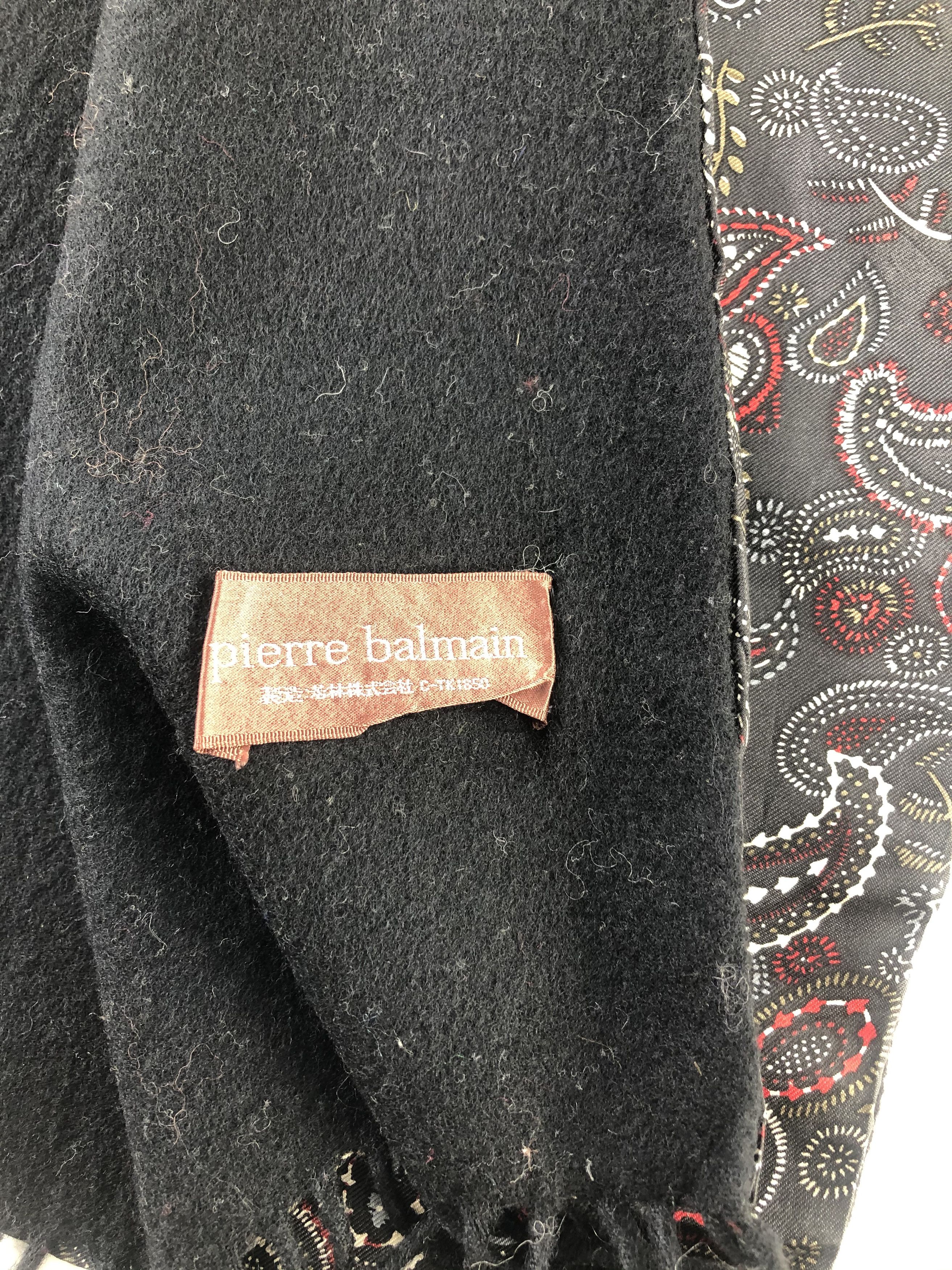 Pierre Balmain Pierre Balmain Paislee Silk Scarf / Muffler / Neckwear Size ONE SIZE - 5 Thumbnail
