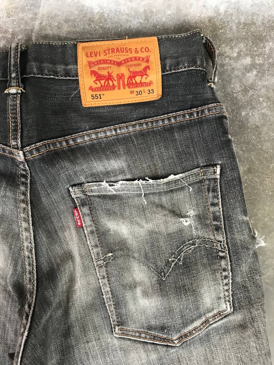 Japanese Brand × Levi's × Vintage Vintage levis distressed denim pants Size US 32 / EU 48 - 6 Thumbnail