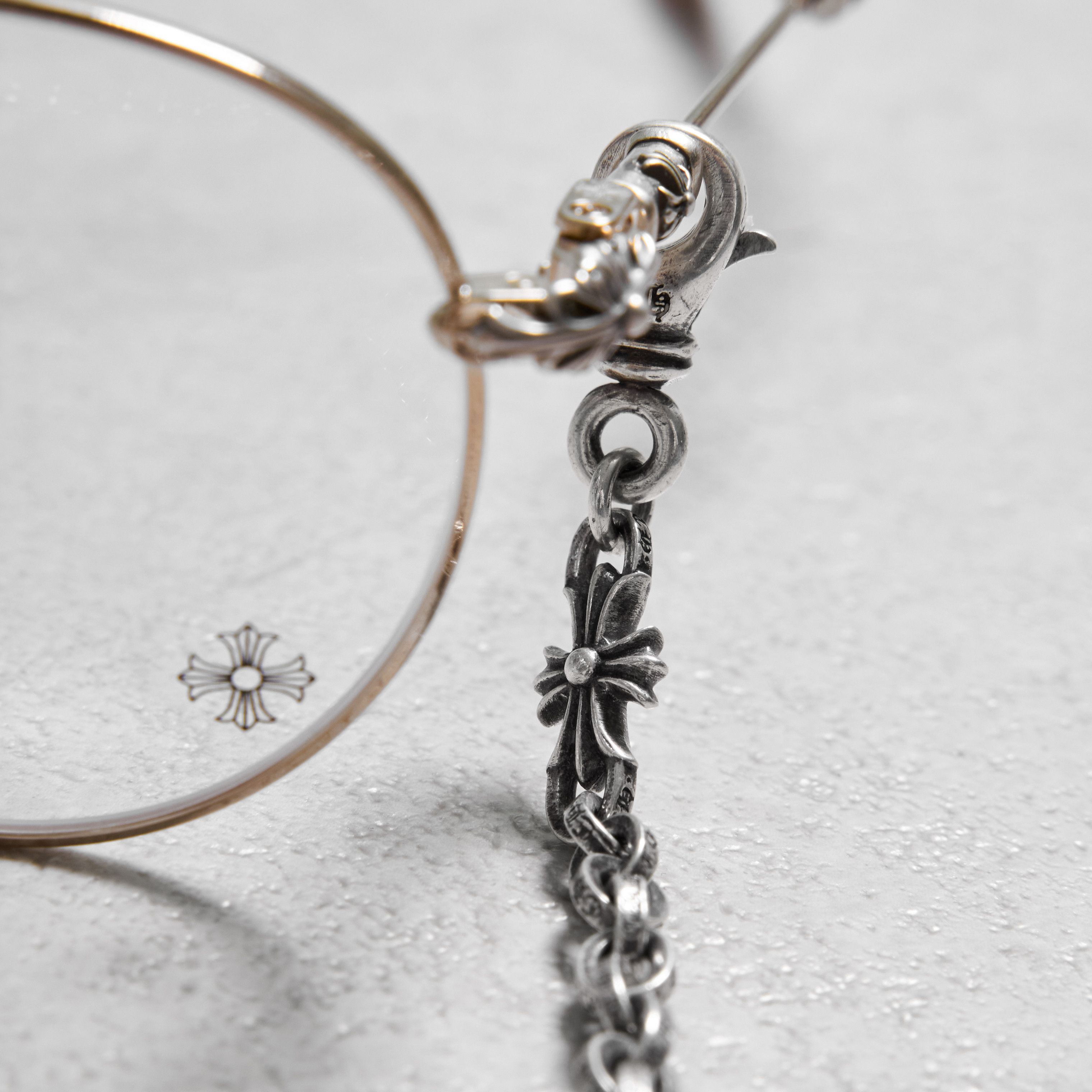 Chrome Hearts Chrome Hearts necklace PP Chain 2 Clips Lobster Clasps TinyE Size ONE SIZE - 9 Thumbnail