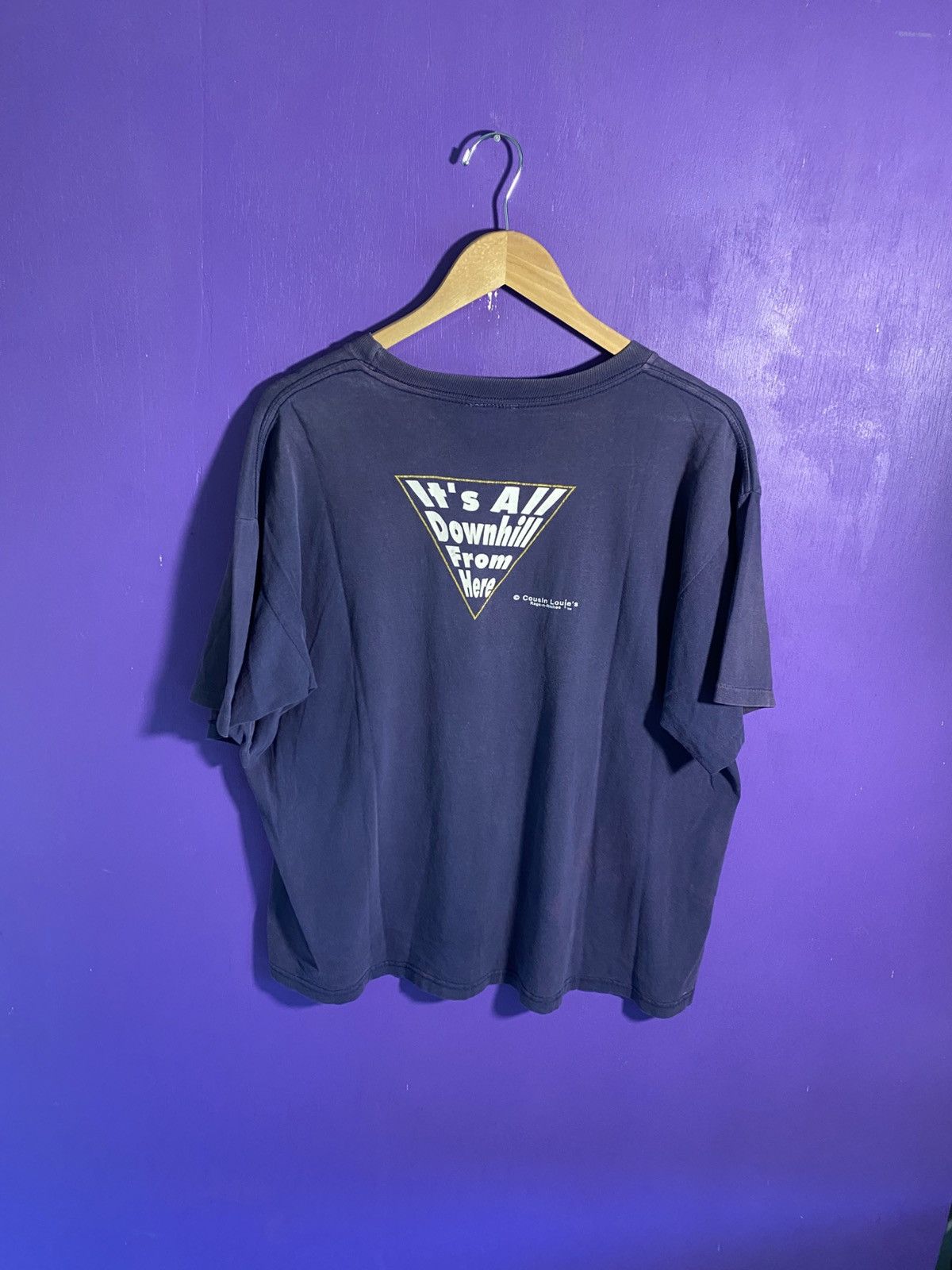 Other Vintage 90s Its all downhill from here toilet tee Size US L / EU 52-54 / 3 - 2 Thumbnail