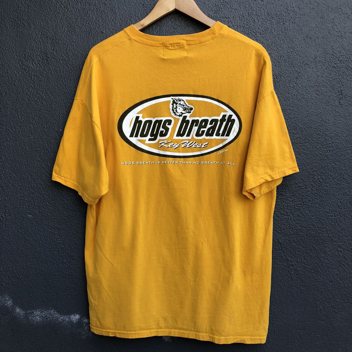 Vintage Vintage 00s Hogs Breath Saloon Over Saiz Tshirt Size US XL / EU 56 / 4 - 1 Thumbnail