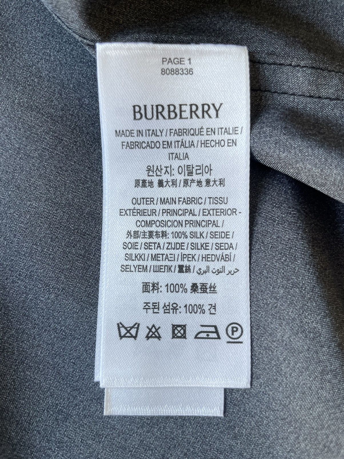 Burberry Prorsum Knight Hardware-print Silk Shirt Size US XL / EU 56 / 4 - 6 Thumbnail