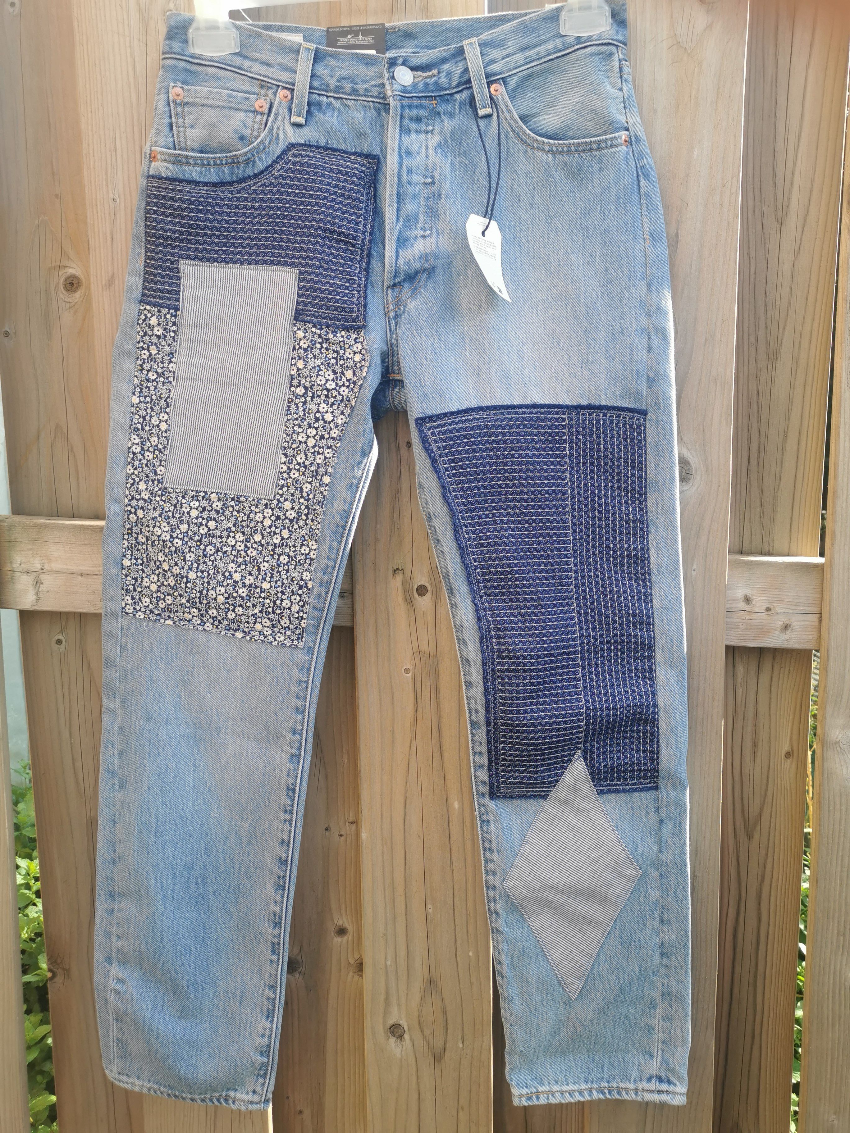 Levi's Levi's patchwork jeans/denim/trousers/pants bnwt Size US 30 / EU 46 - 1 Thumbnail