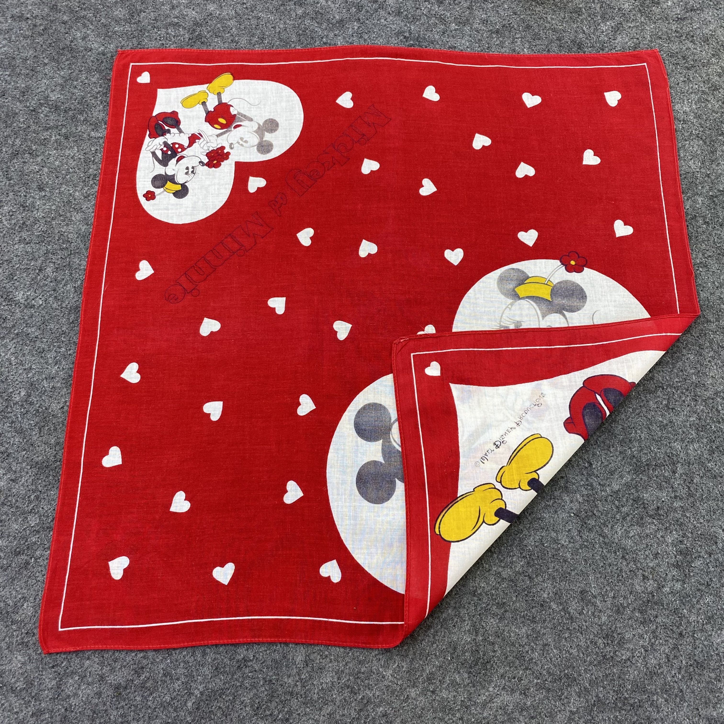 Anime Disney Handkerchief Cartoon Mickey mouse-B1420 Size ONE SIZE - 5 Thumbnail
