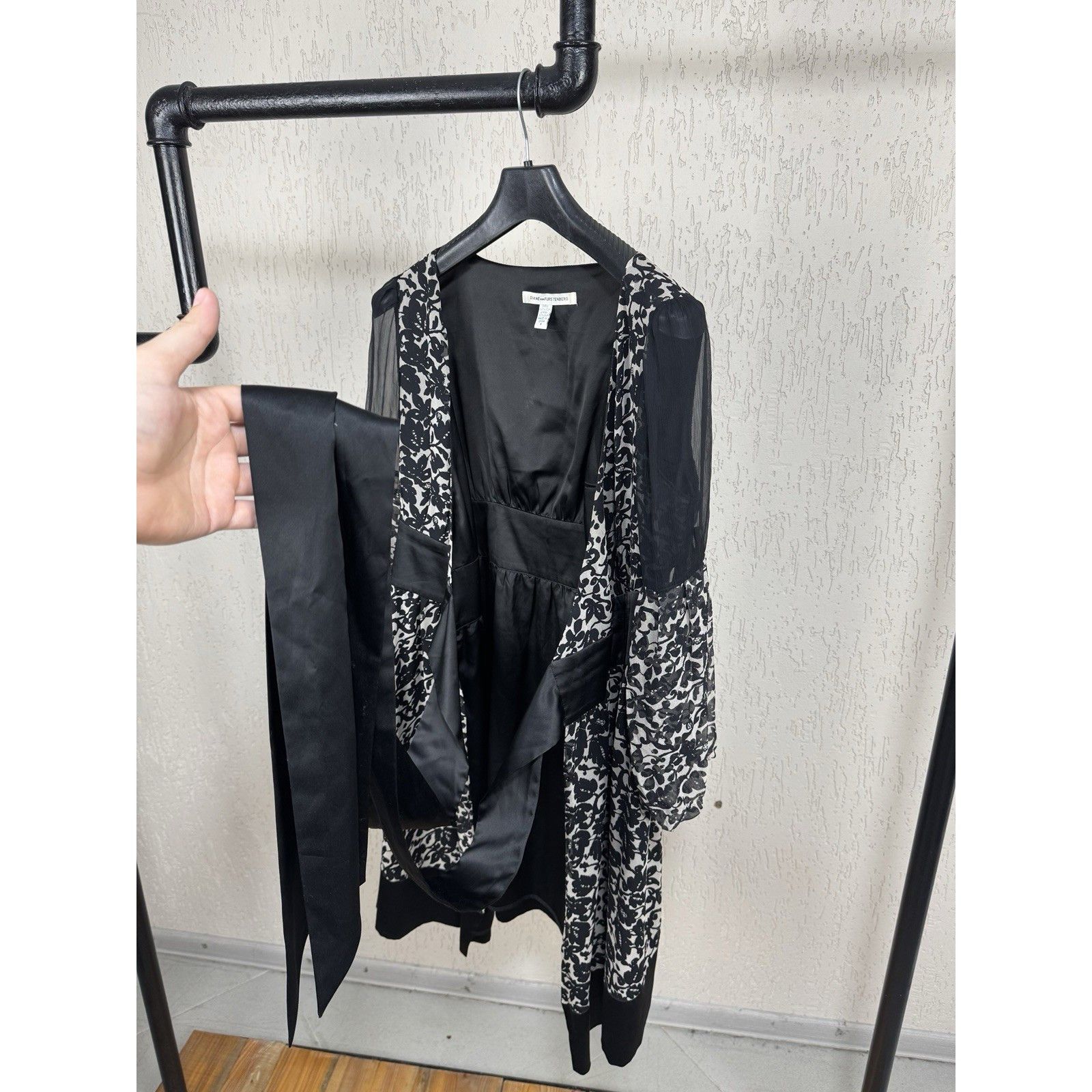 Diane von Furstenberg DIANE VON FURSTENBERG Kleid Dress 100% Silk Multicolour Size Size M / US 6-8 / IT 42-44 - 8 Thumbnail