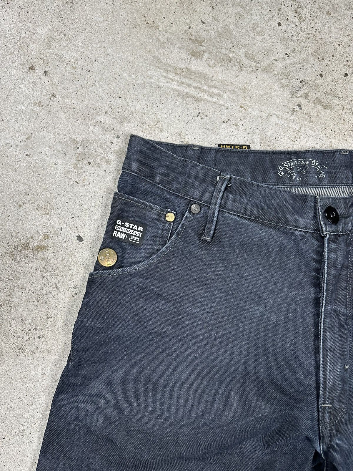 G-Star × Vintage Vintage Y2K G Star Raw Arc Loose Tapered 060 Embro Denim Size US 34 / EU 50 - 7 Thumbnail
