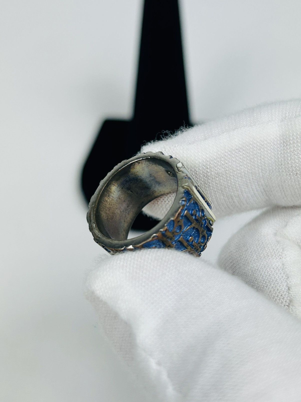 Dior Dior Blue Trotter 2 Ring Size 5 Size ONE SIZE - 6 Thumbnail