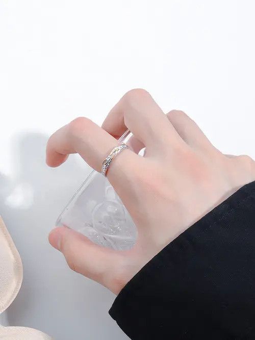 Jewelry New Design Jewelry Rings Open Size Chrome Ring (Size 7-13) Size ONE SIZE - 4 Thumbnail