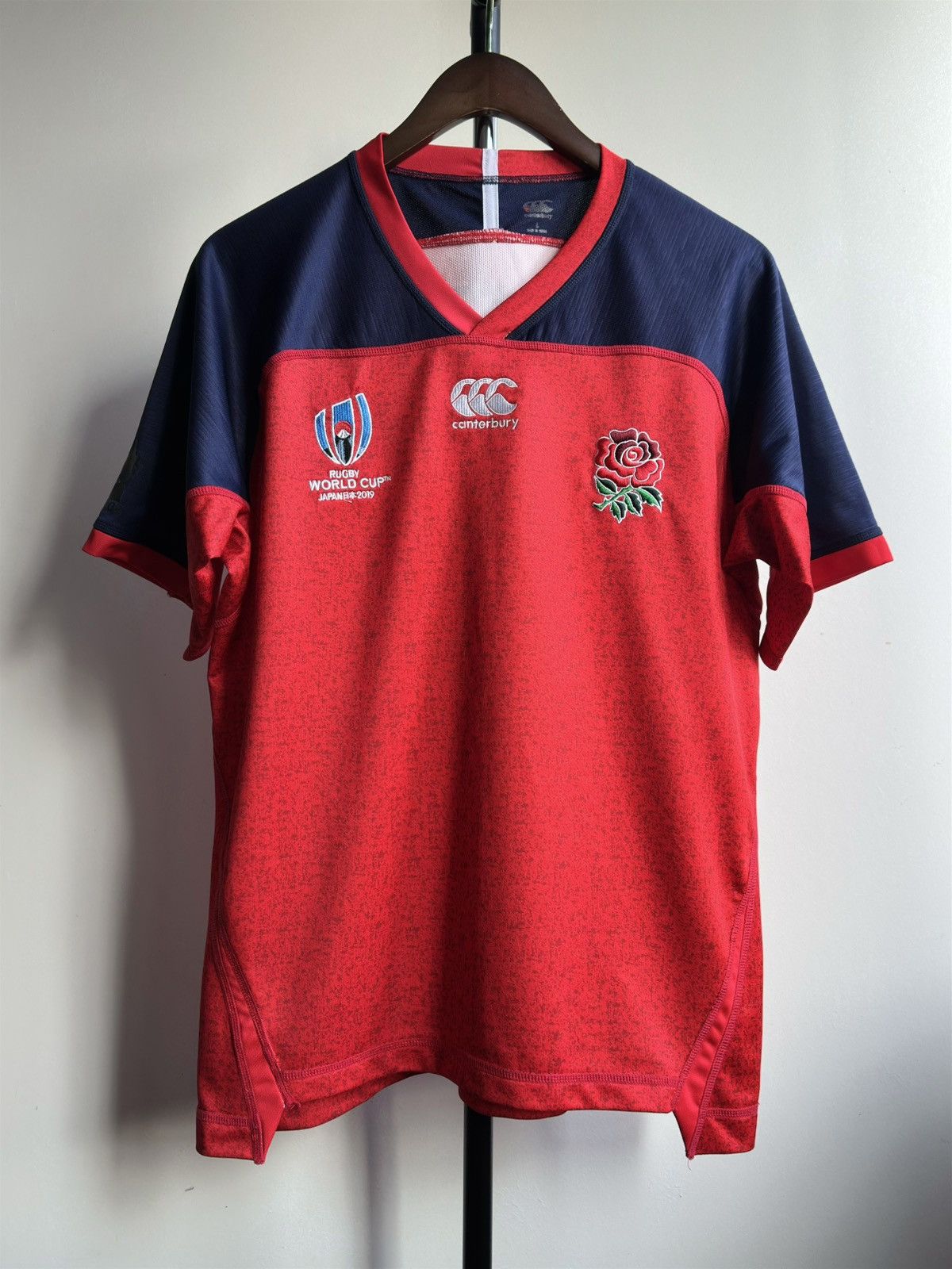 Canterbury of New Zealand Canterbury England Rugby Team Jersey Rugby World Cup Shirt Size US L / EU 52-54 / 3 - 1 Thumbnail