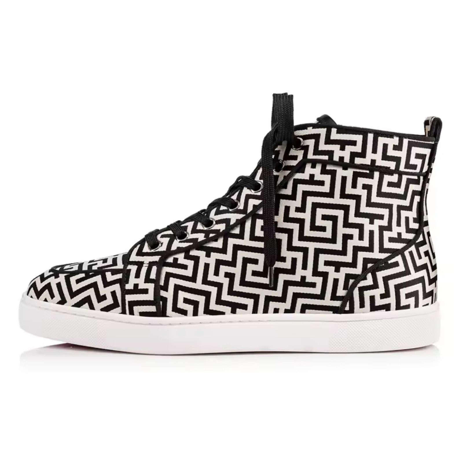 Christian Louboutin Christian Louboutin Mens Rantus Orlato Flat Tissu Black Size US 11 / EU 44 - 3 Thumbnail