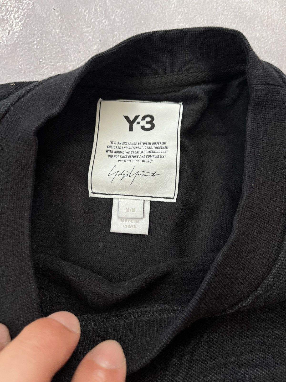 Y-3 Adidas Yohji Yamamoto Y-3 Big Logo sweatshirt Size US M / EU 48-50 / 2 - 6 Thumbnail