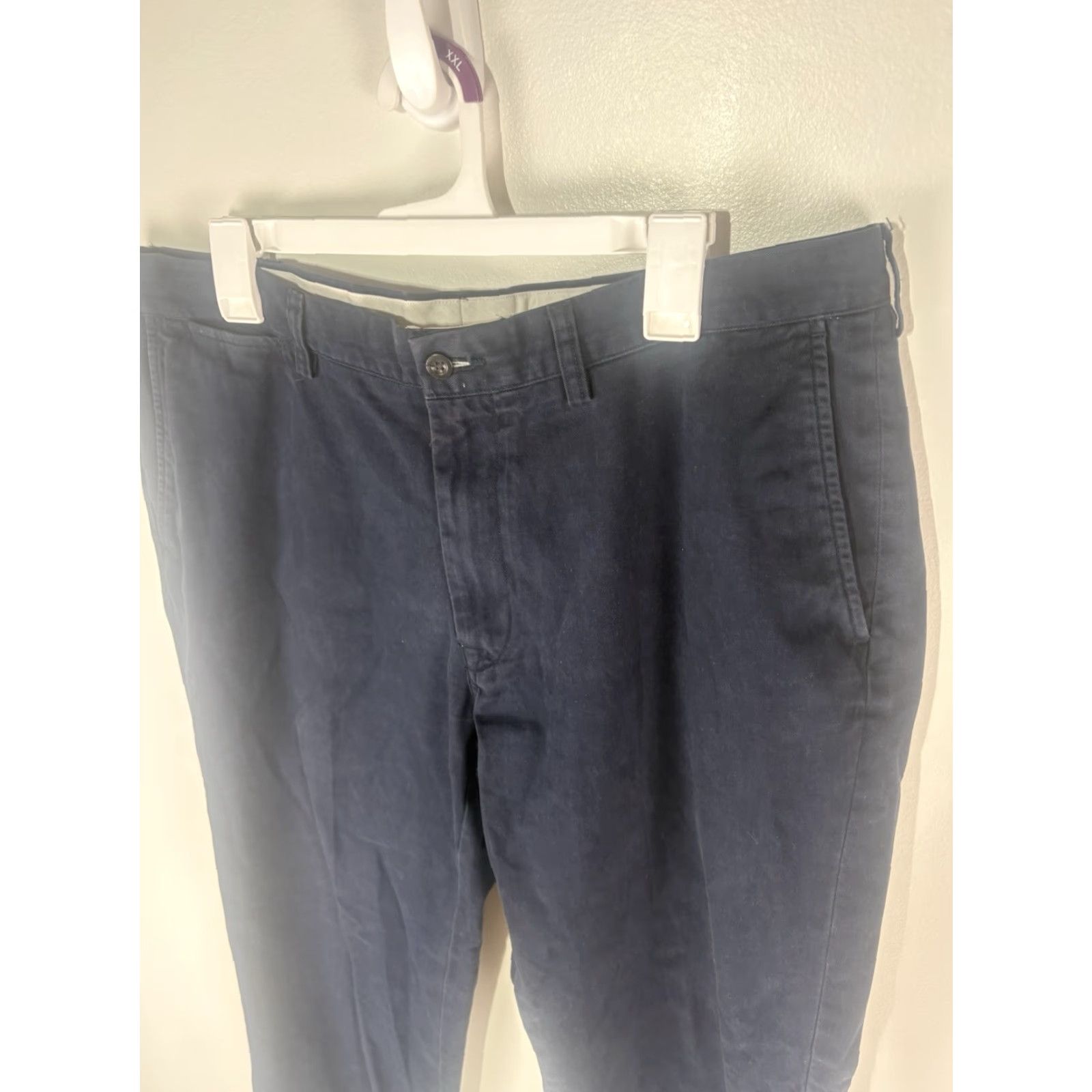 Polo Ralph Lauren VINTAGE Polo Ralph Lauren Pants Men’s 38x32 Chino Straight Fit Cotton Blue 90s Logo Size US M / EU 48-50 / 2 - 2 Thumbnail