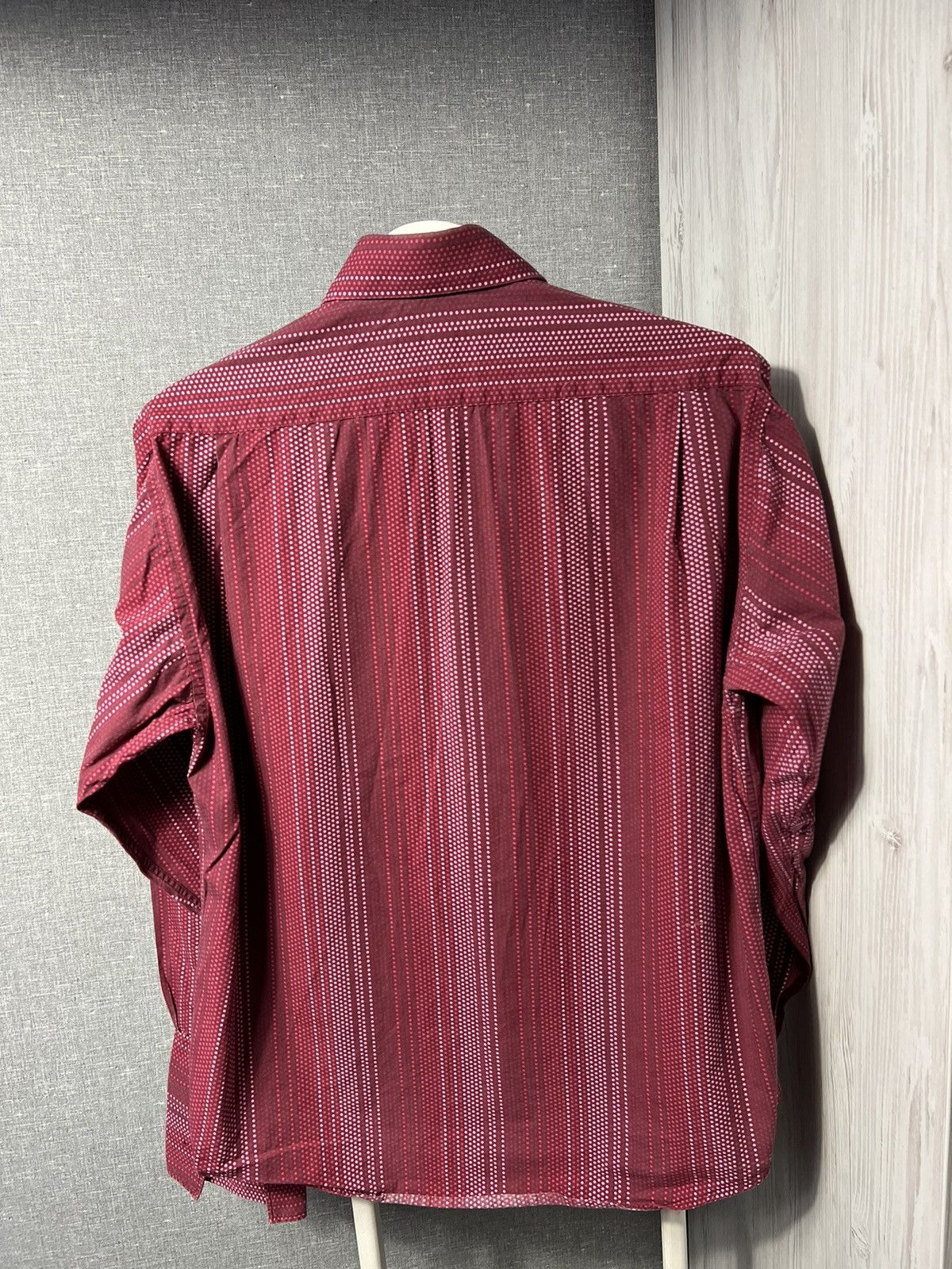 Vintage × Yves Saint Laurent Vintage Yves Saint Laurent Striped Button Up Cufflinks Shirt Size US M / EU 48-50 / 2 - 8 Thumbnail